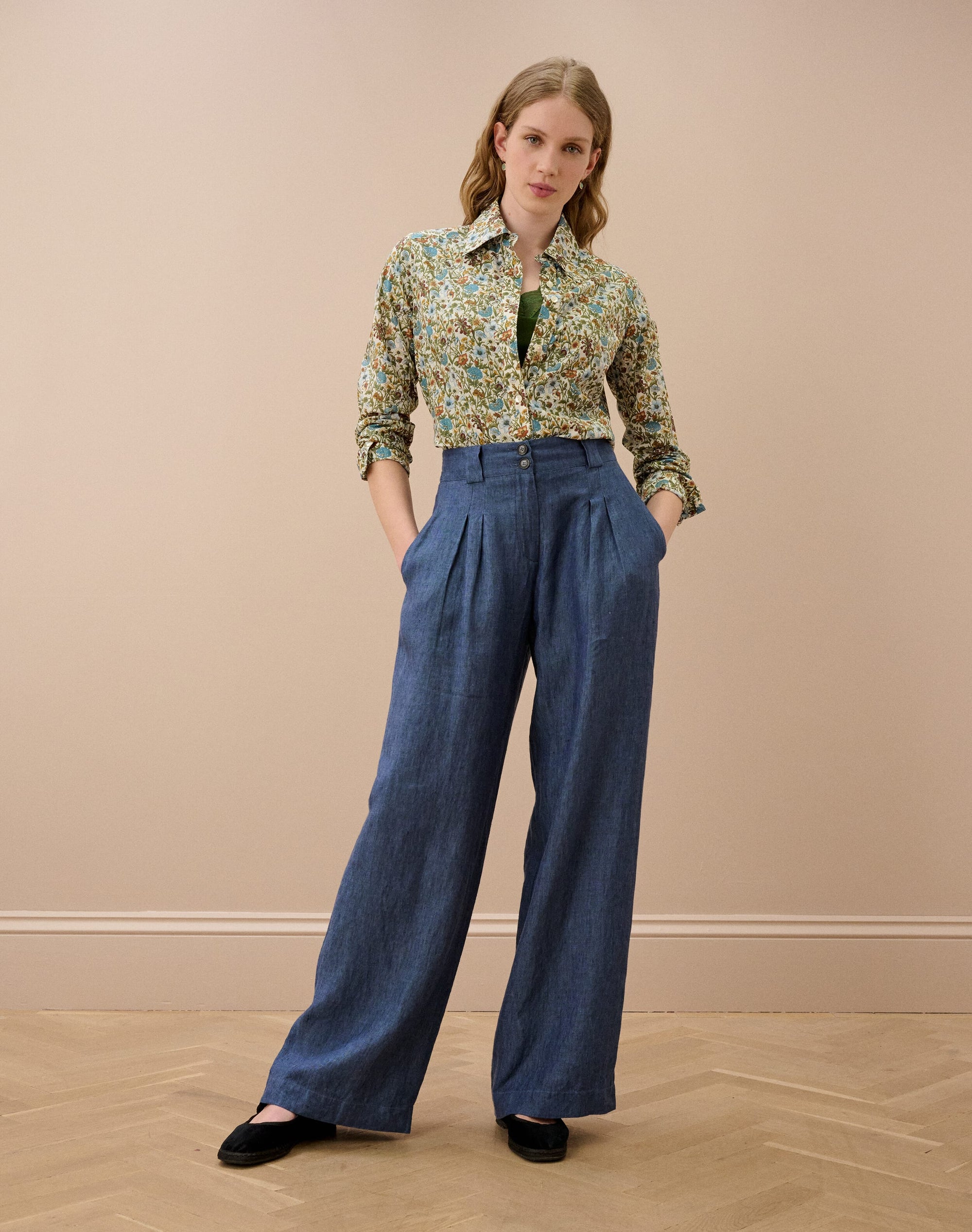 Liberty Print Organic Cotton Shirt