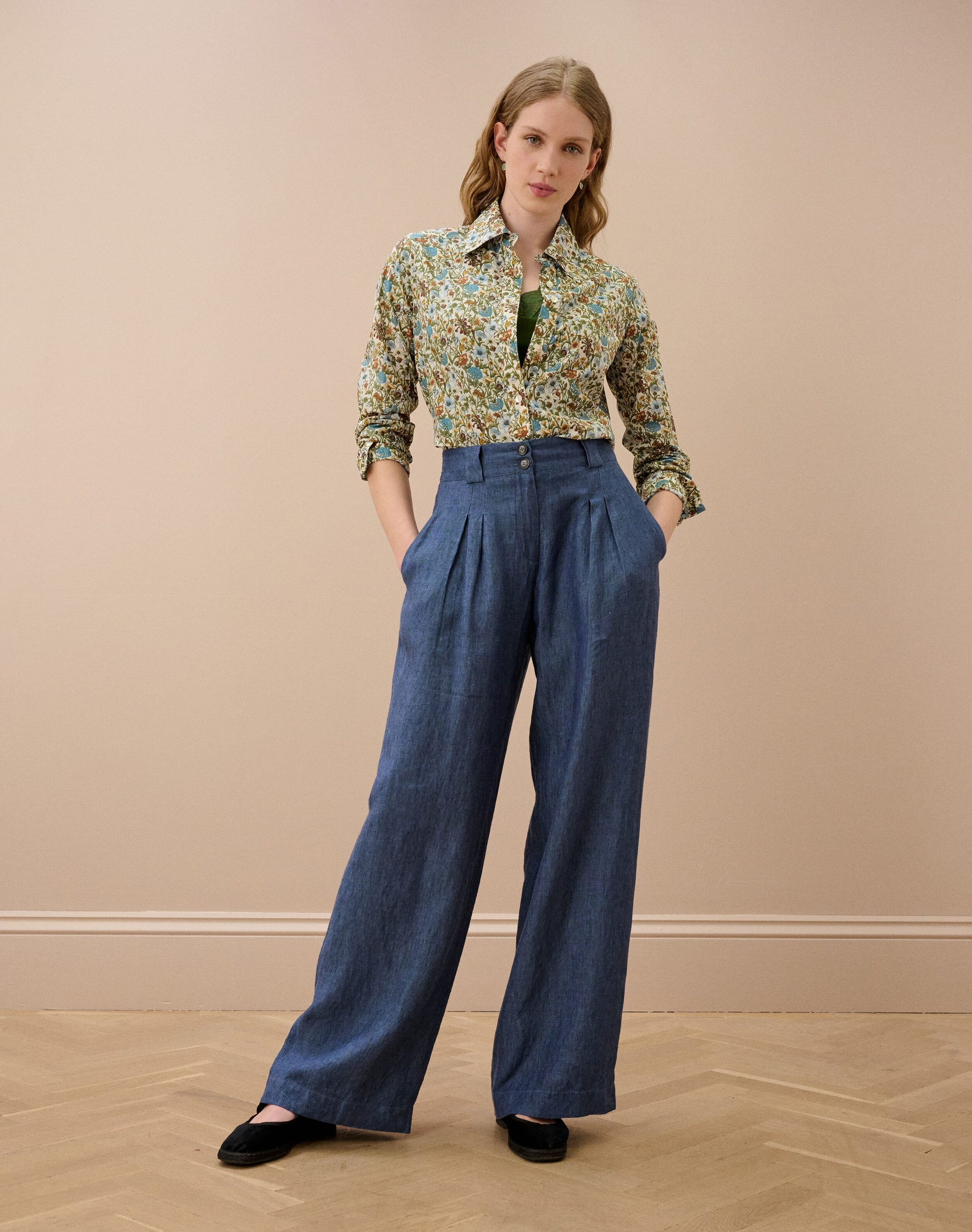 Liberty Print Organic Cotton Shirt