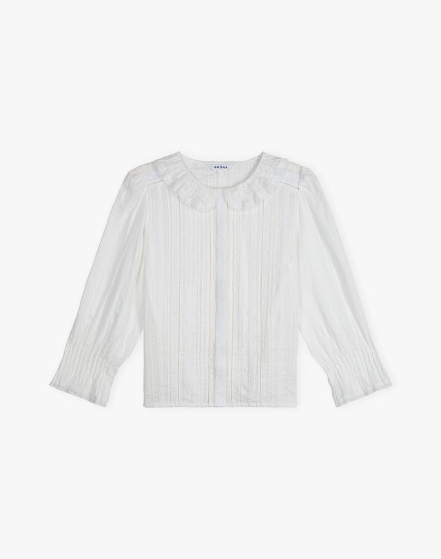 Organic Cotton Fitted Blouse