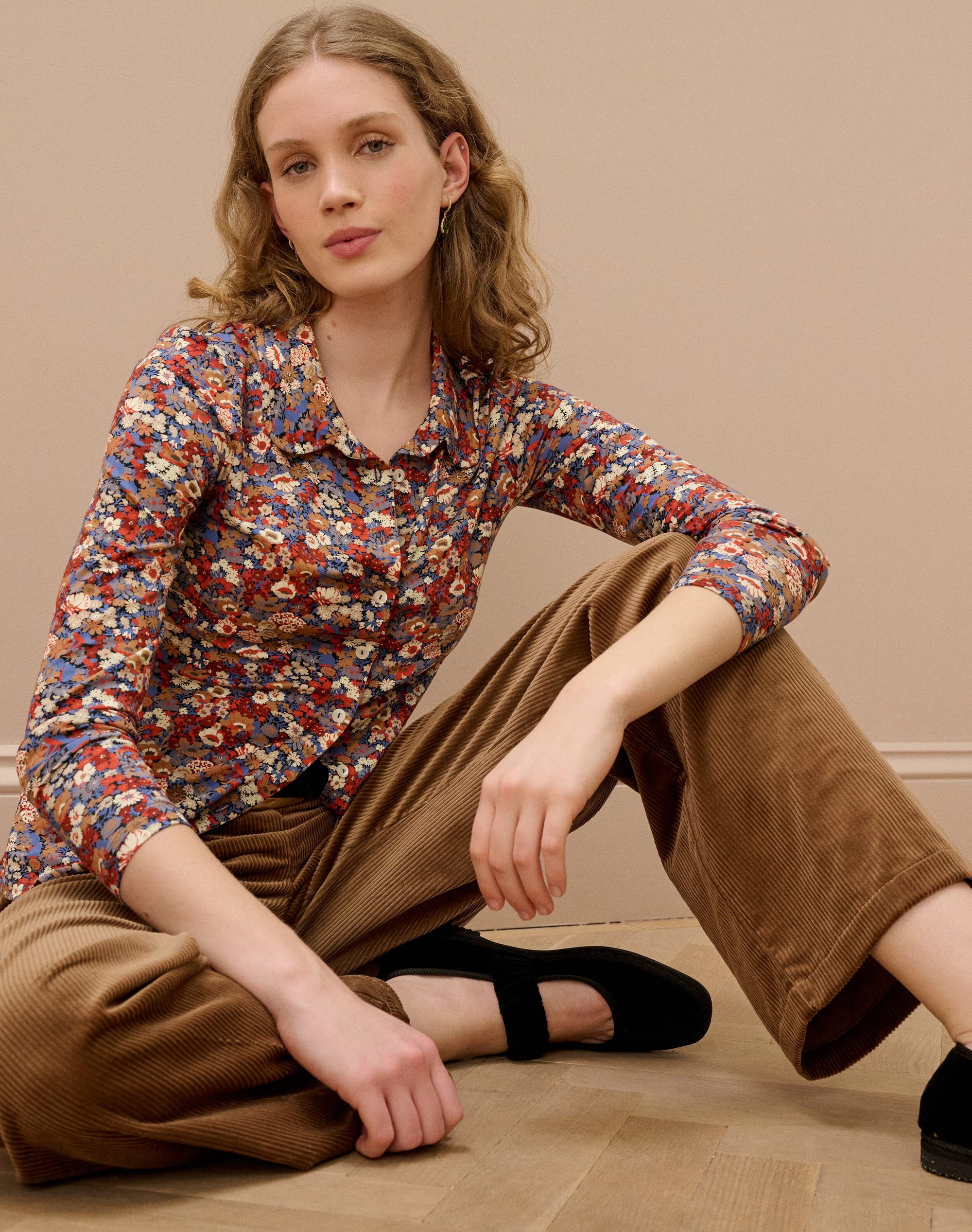 Liberty Print Jersey Shirt