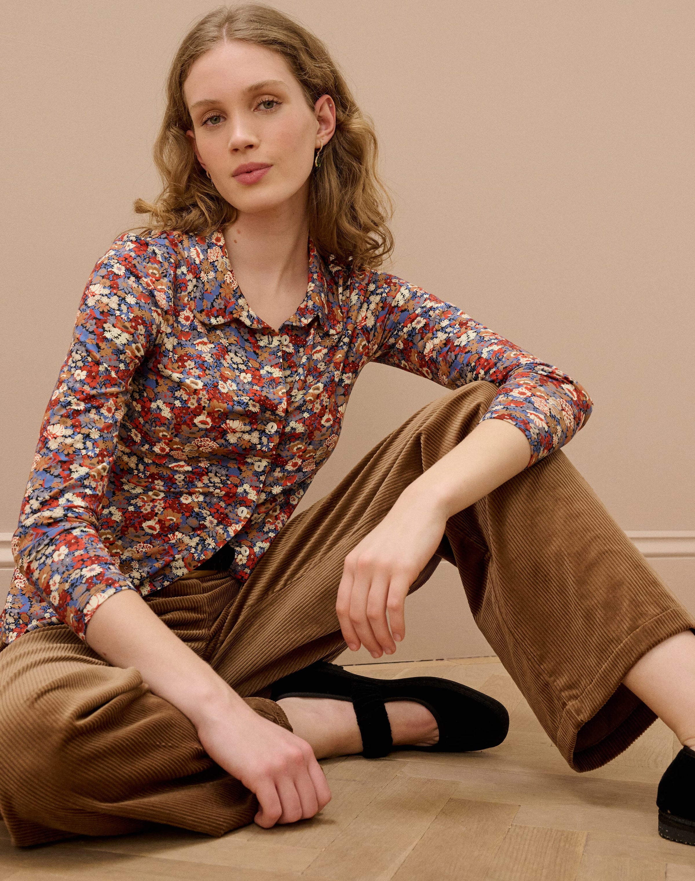 Liberty Print Jersey Shirt