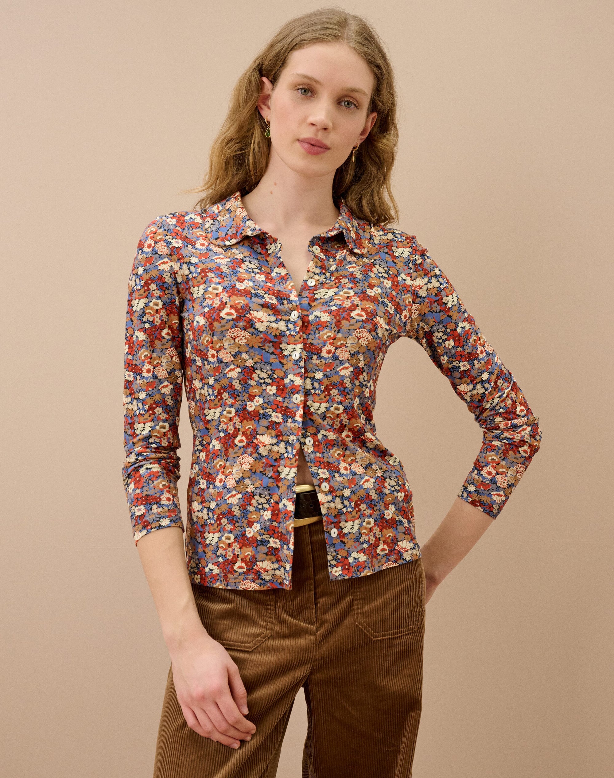 Liberty Print Jersey Shirt
