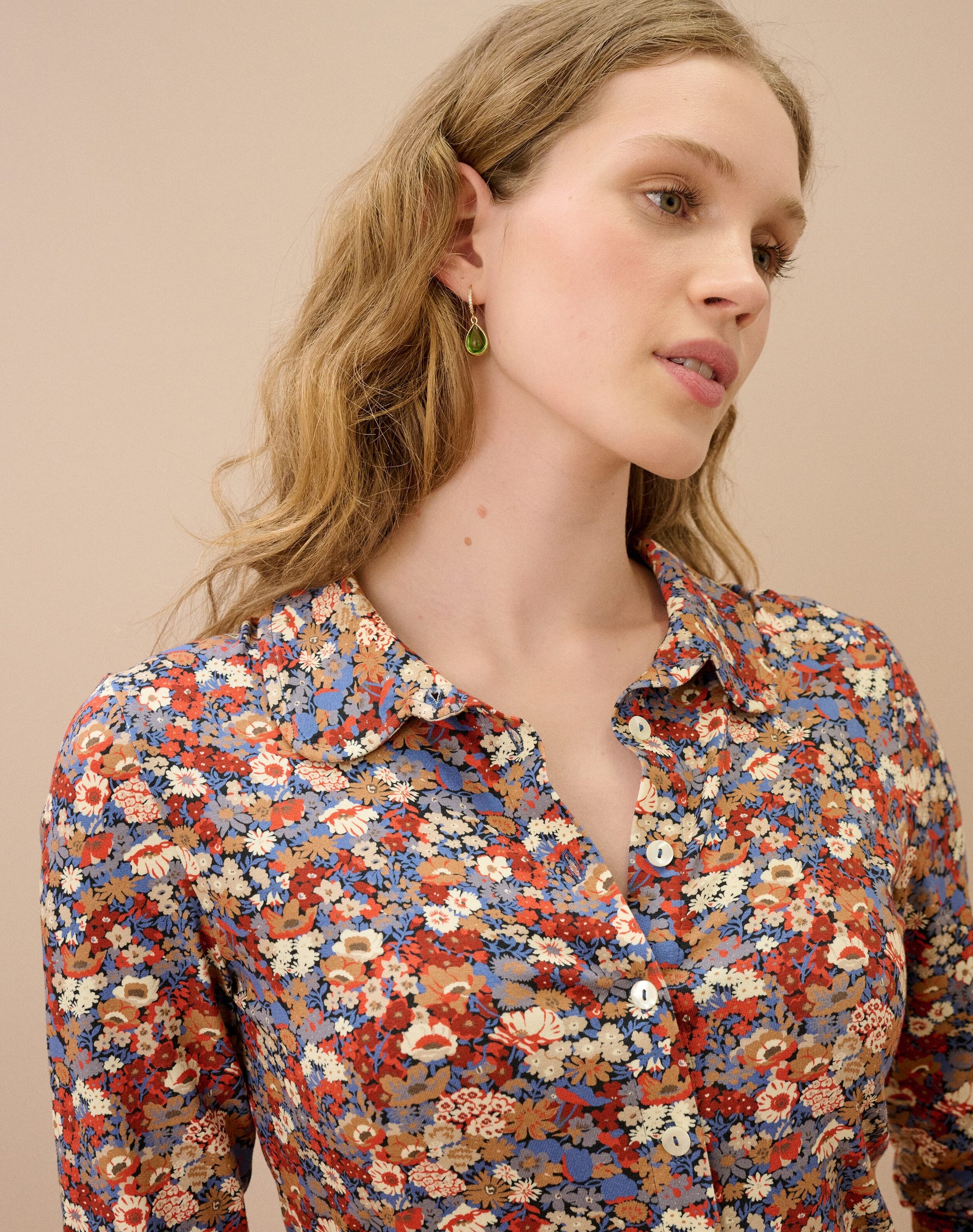 Liberty Print Jersey Shirt
