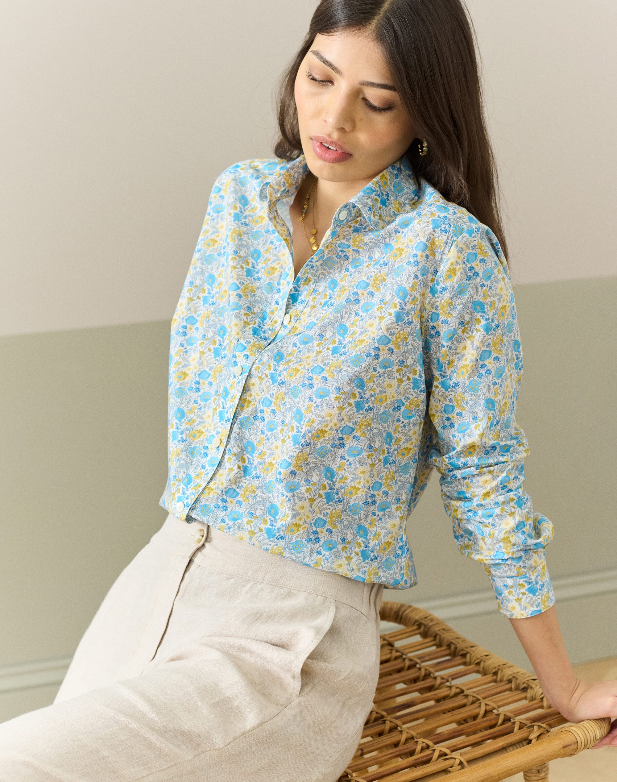 Liberty Print Organic Tana Lawn Shirt