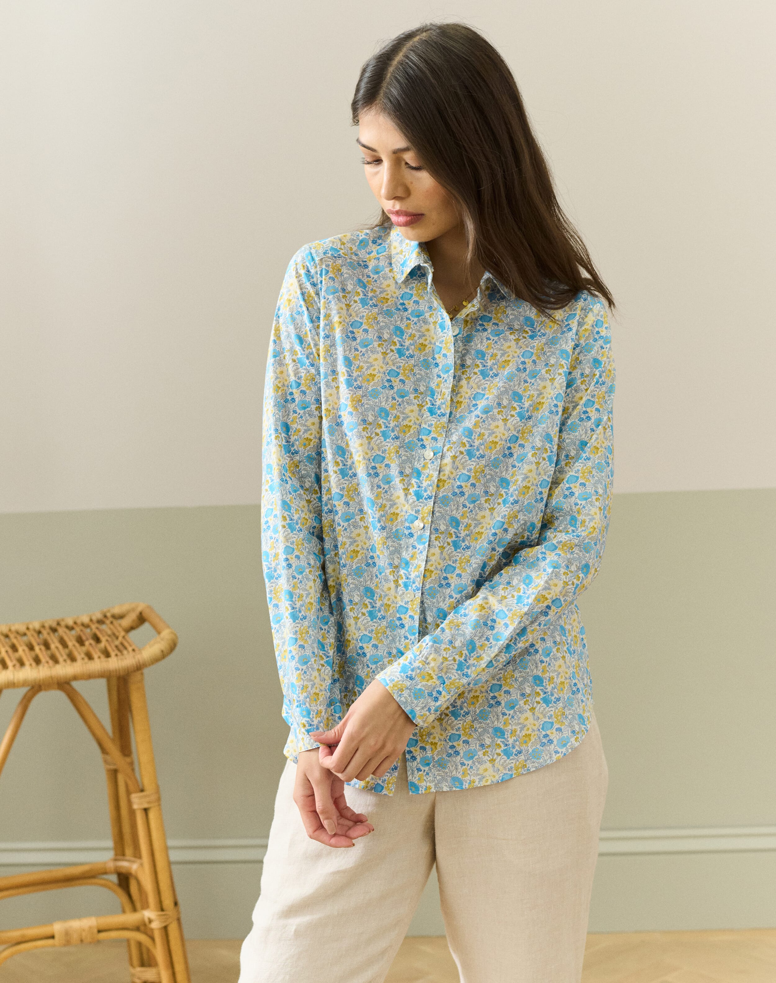 Liberty Print Organic Tana Lawn Shirt