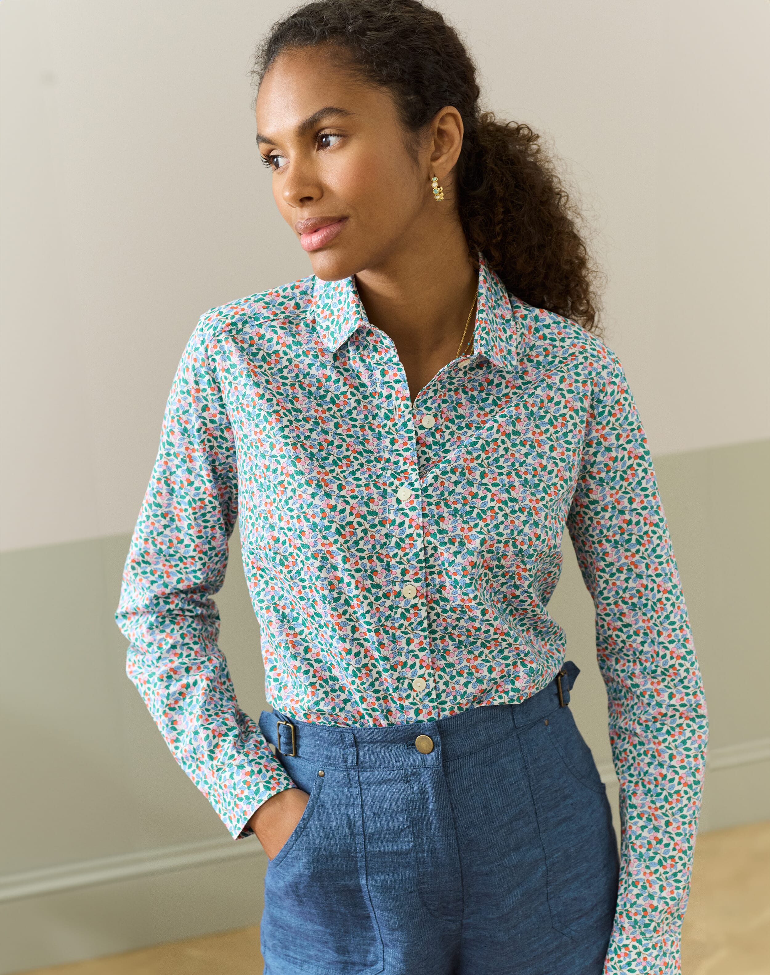 Liberty Print Organic Tana Lawn Shirt