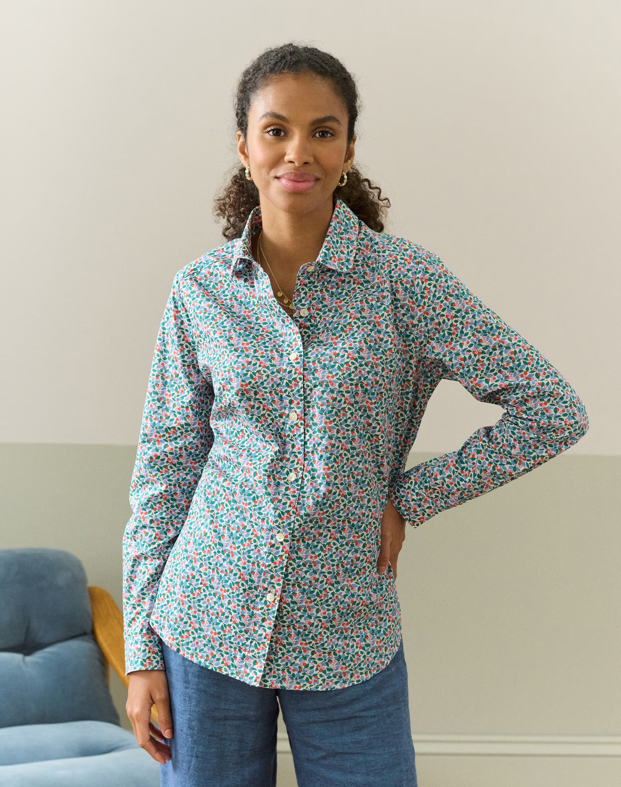 Liberty Print Organic Tana Lawn Shirt