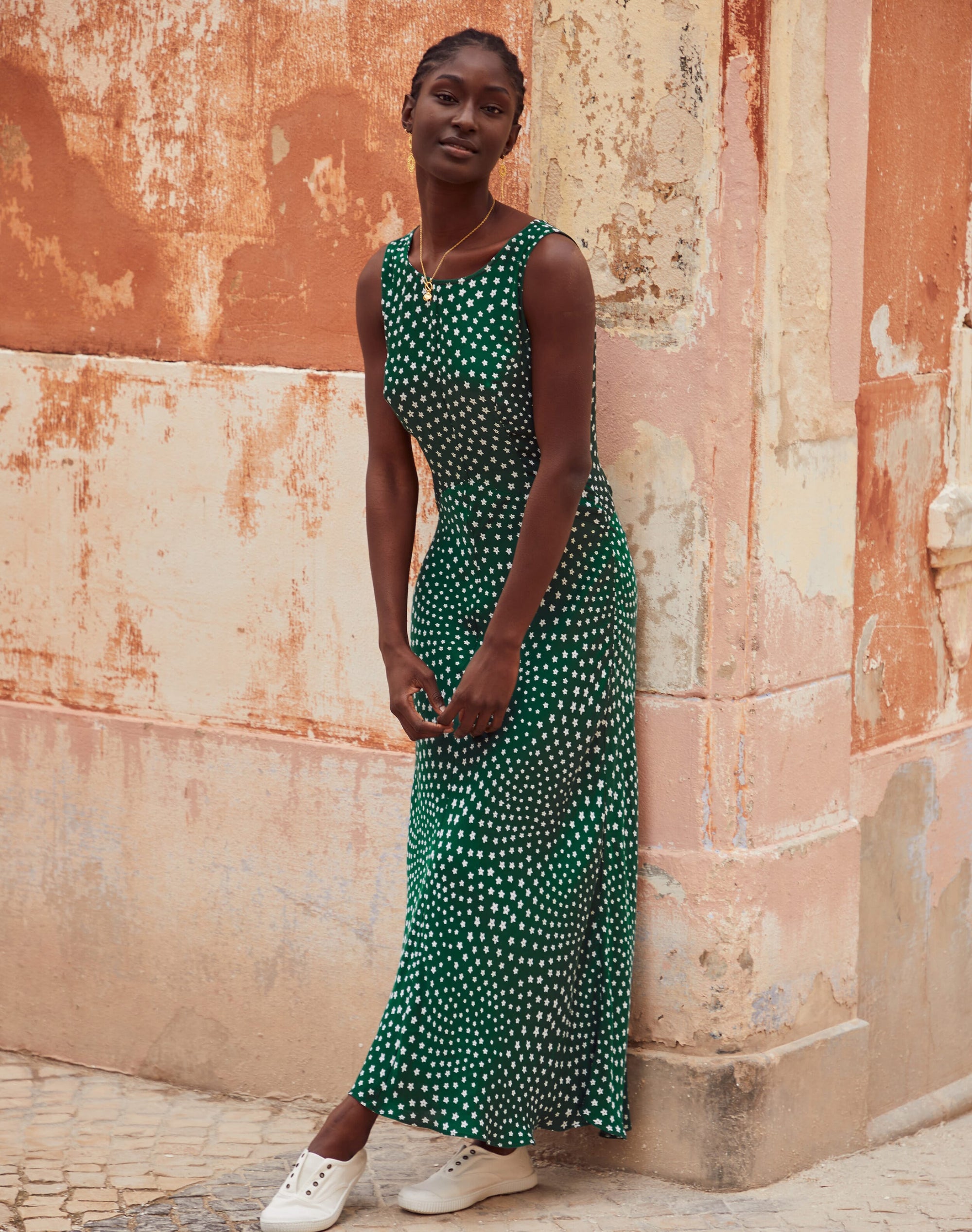 Star Print Shift Dress