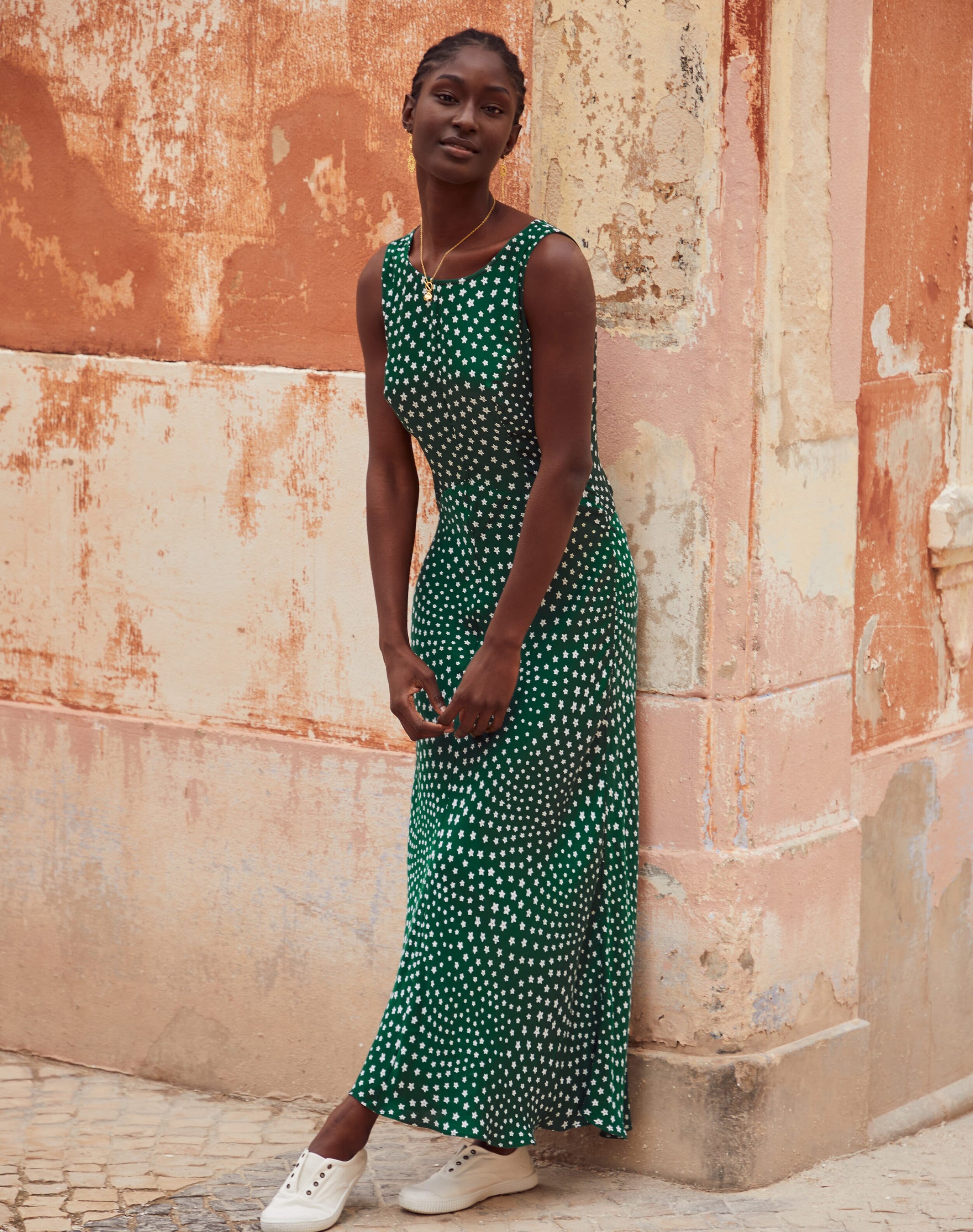 Star Print Shift Dress