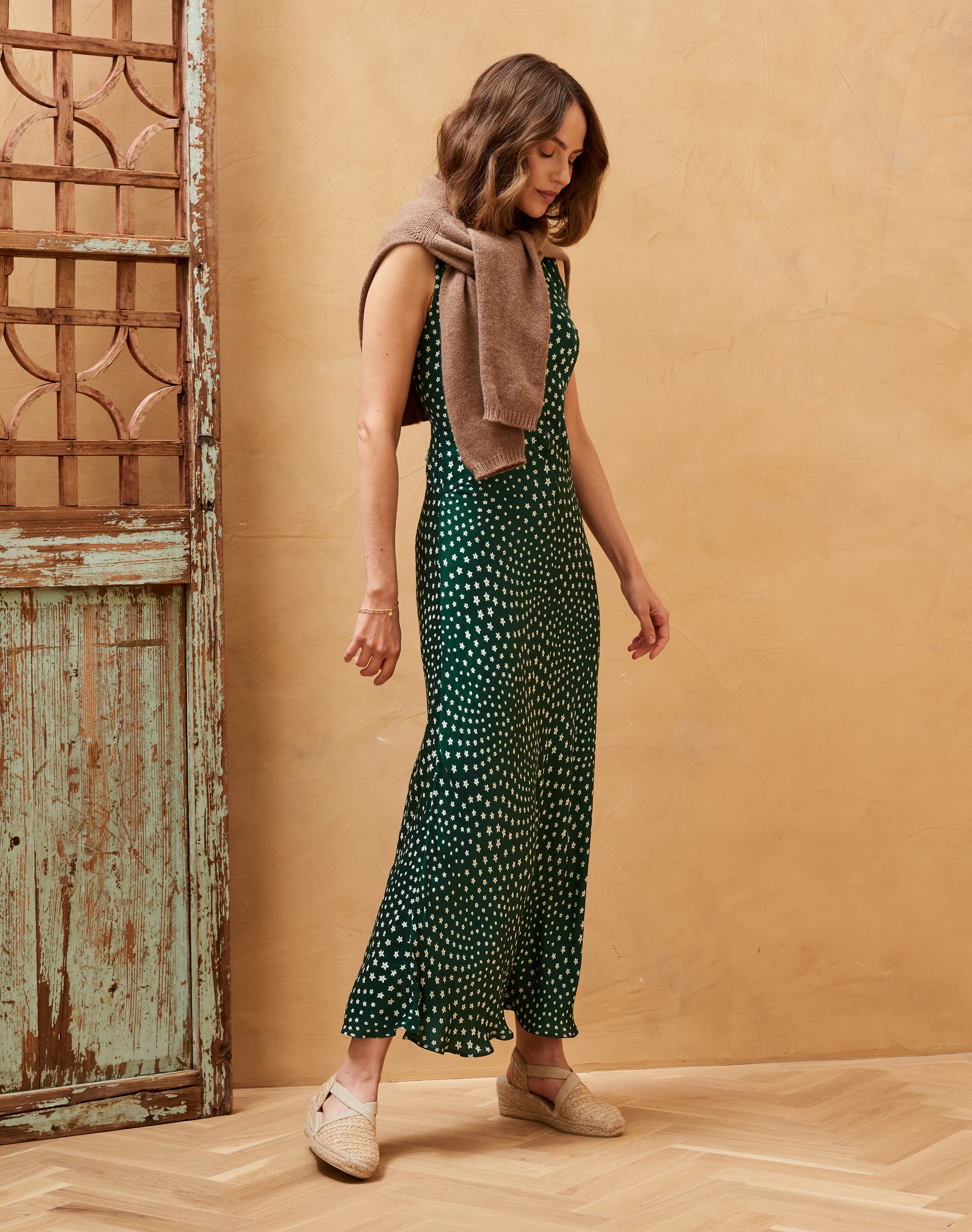 Star Print Shift Dress