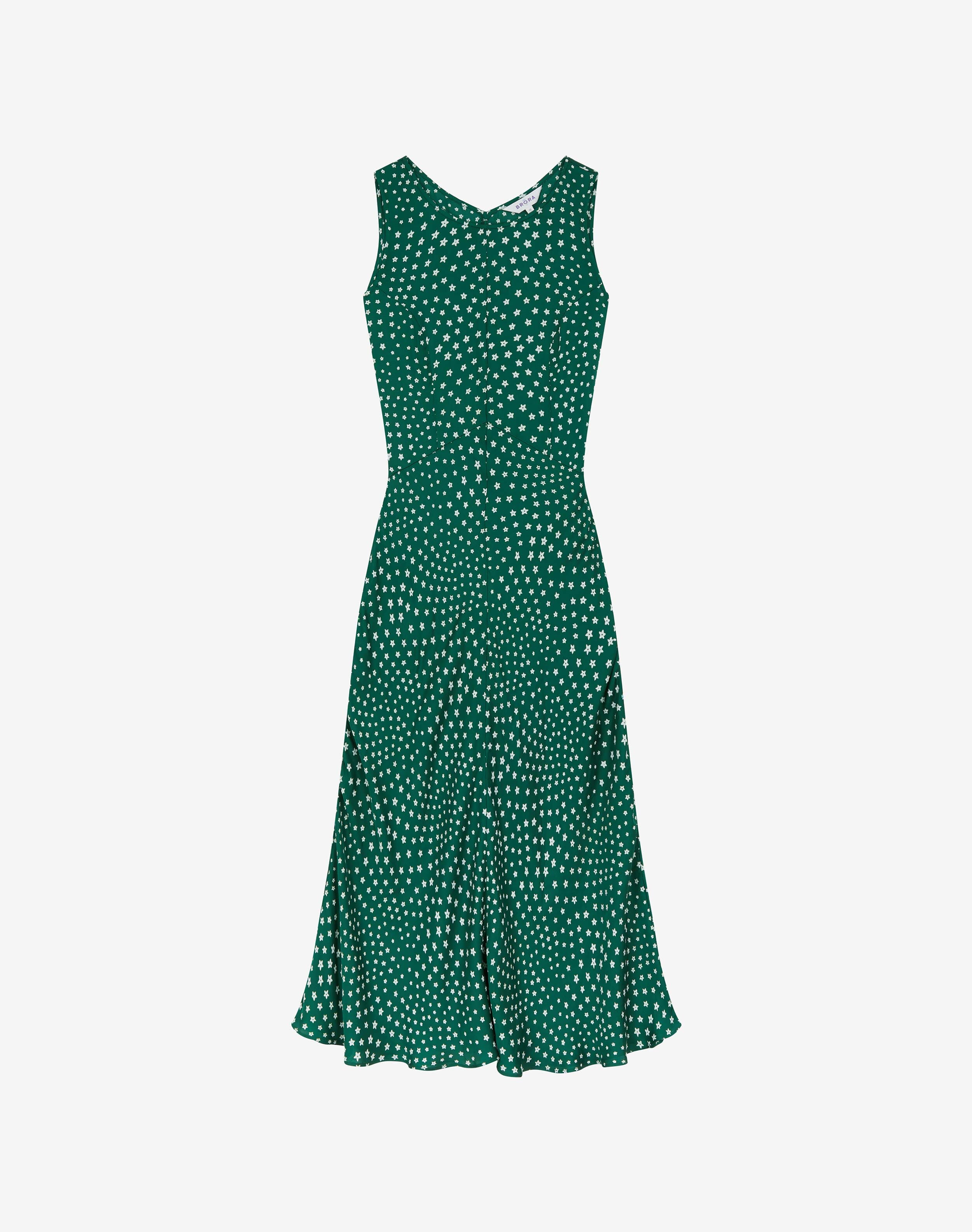 Star Print Shift Dress