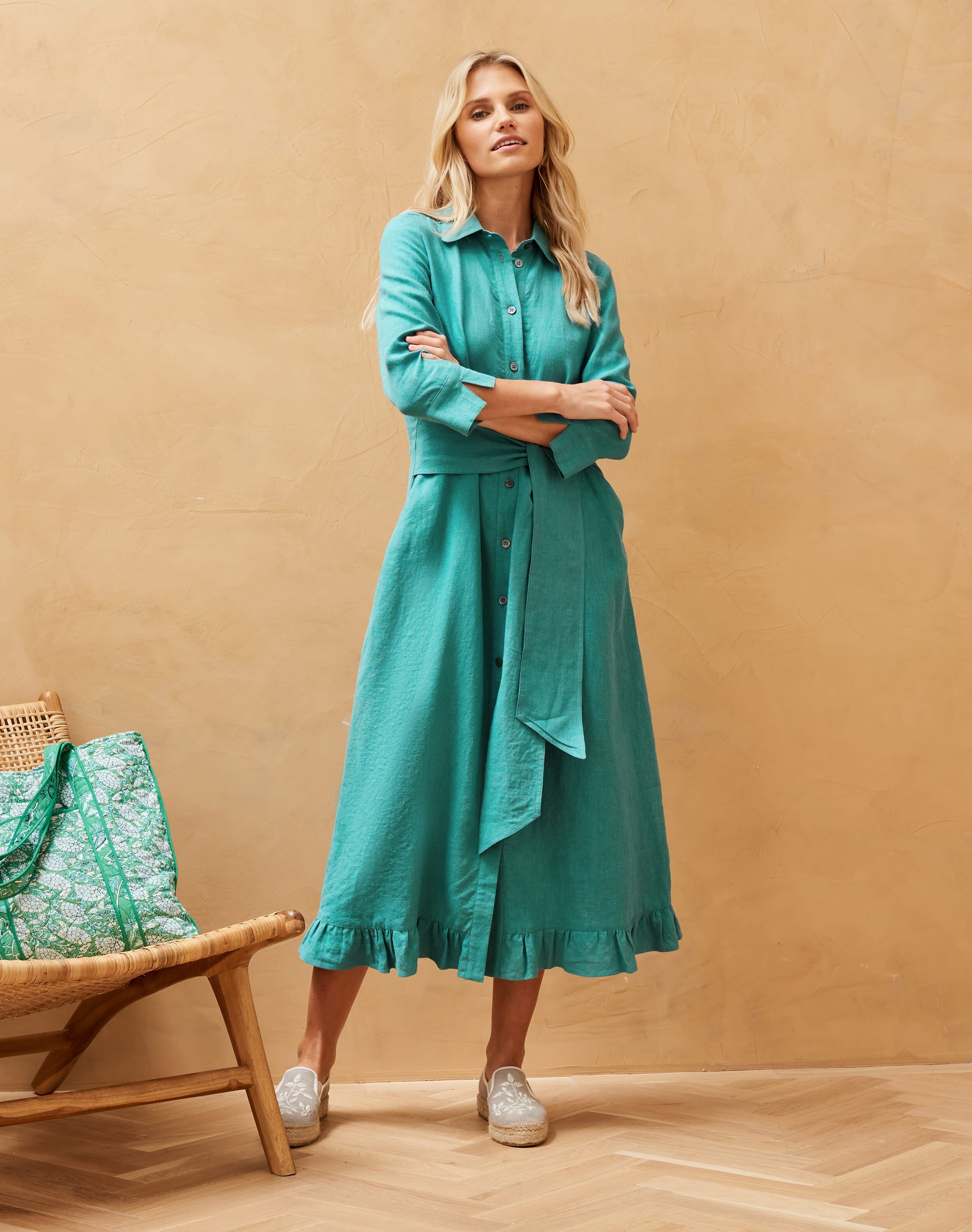 Linen Shirt Dress
