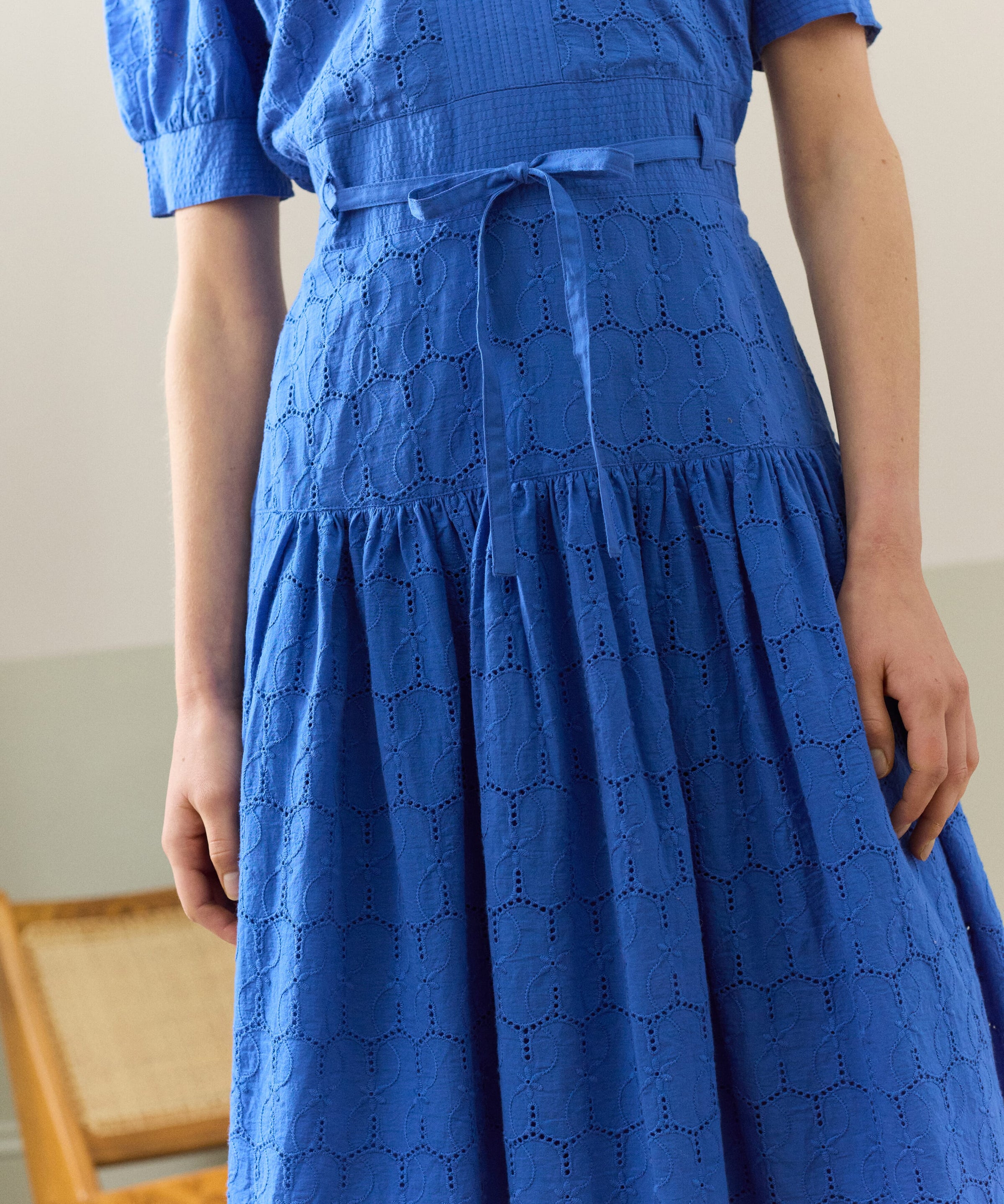 Cotton Broderie Anglaise Dress