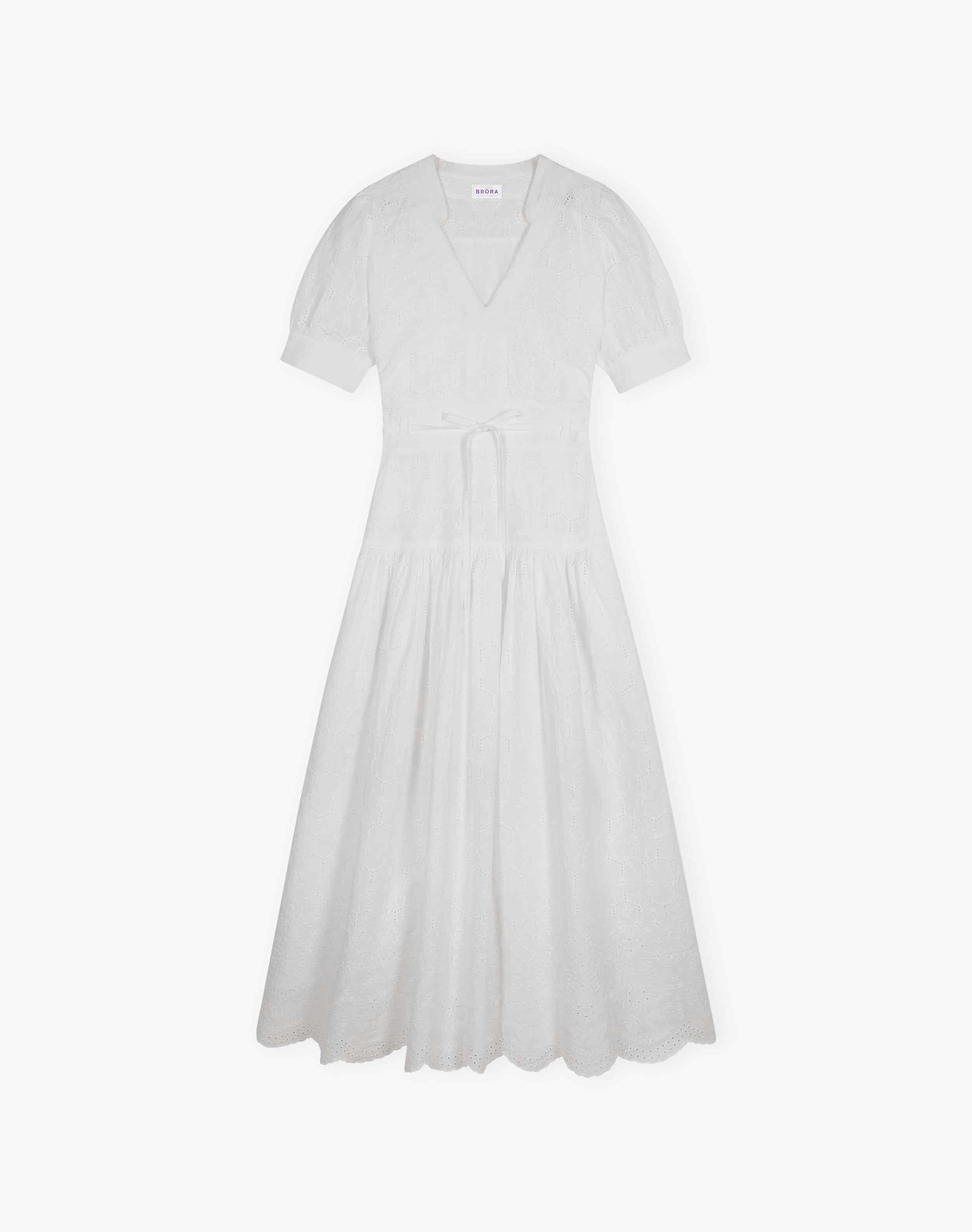 Cotton Broderie Anglaise Dress