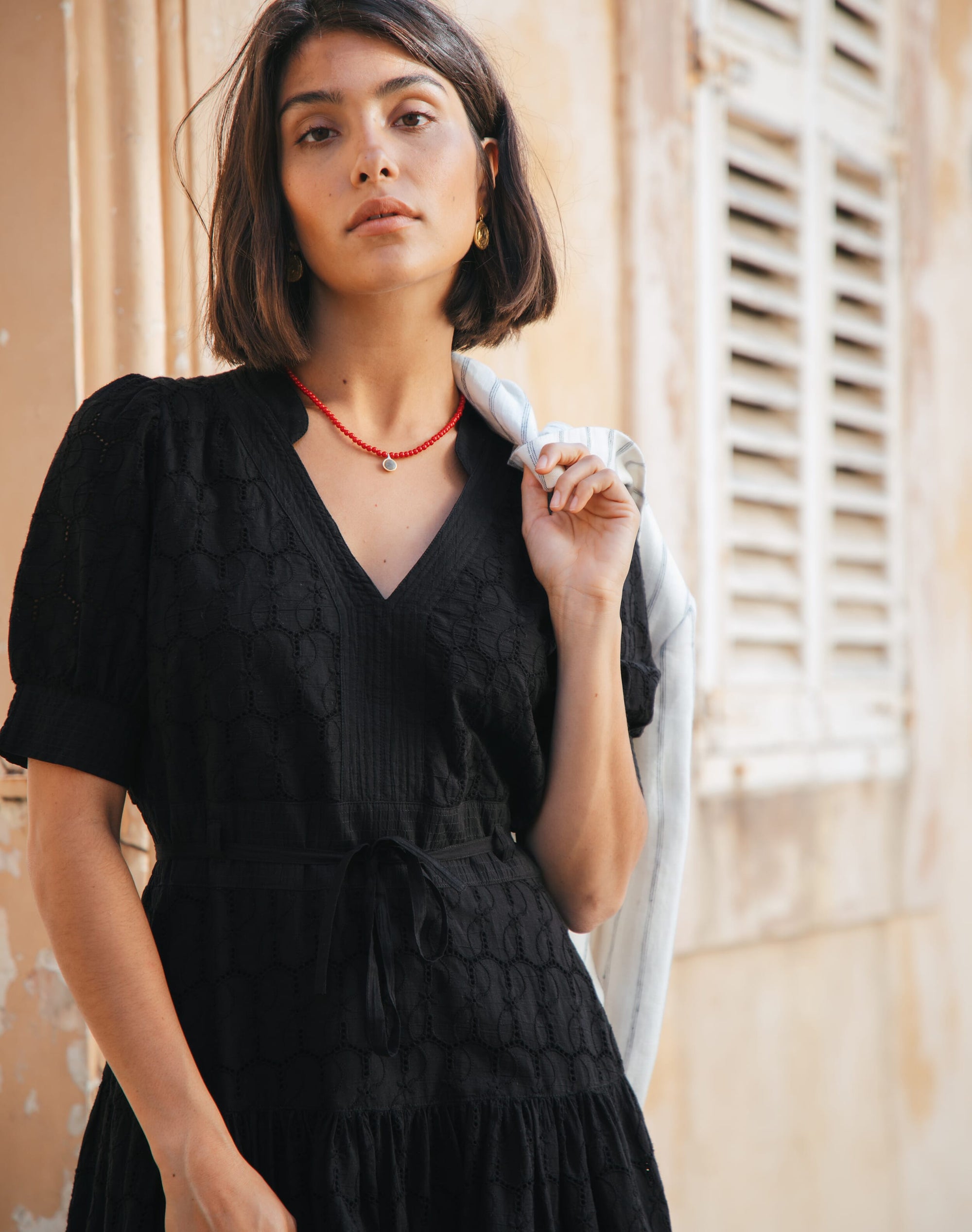Cotton Broderie Anglaise Dress