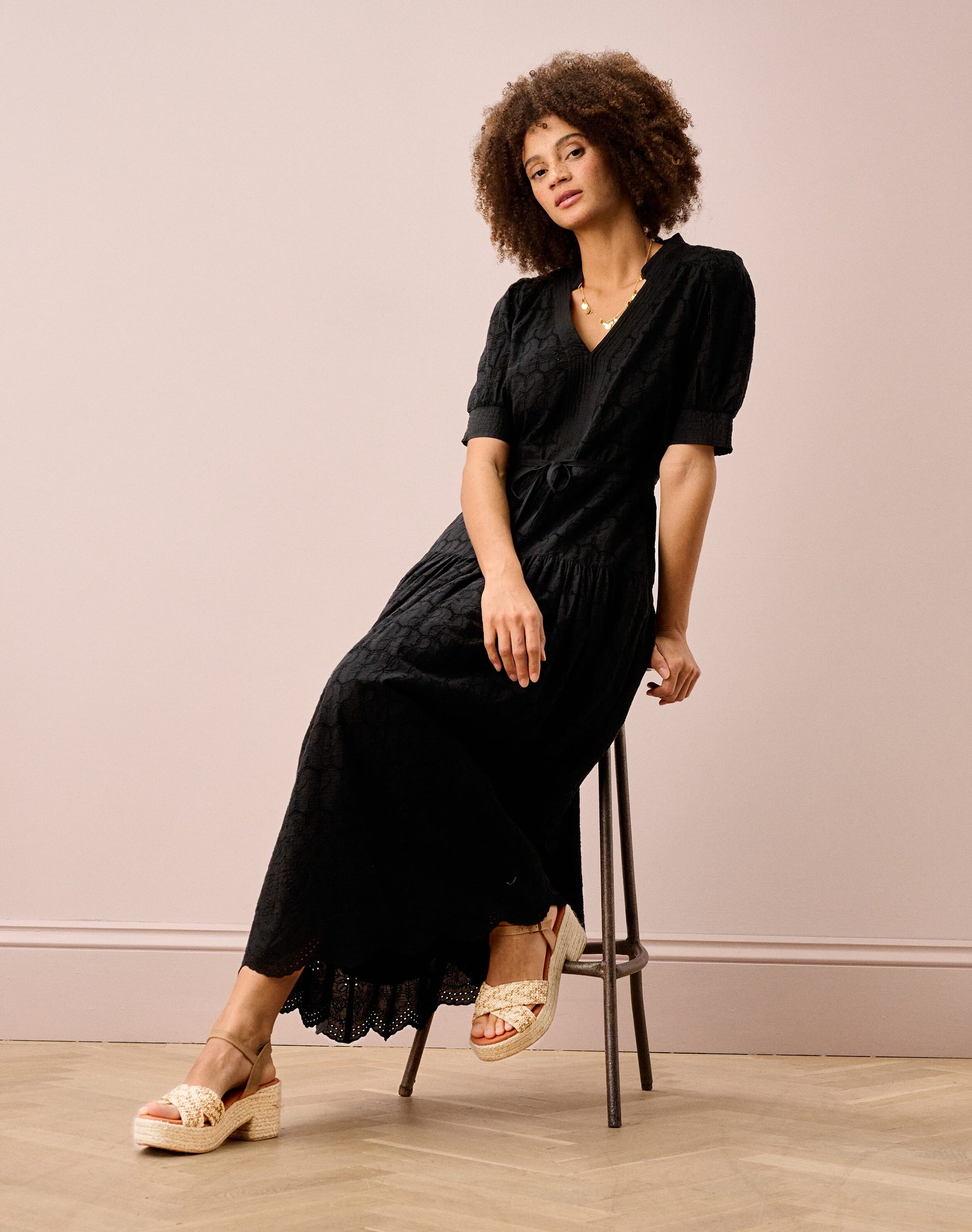 Cotton Broderie Anglaise Dress