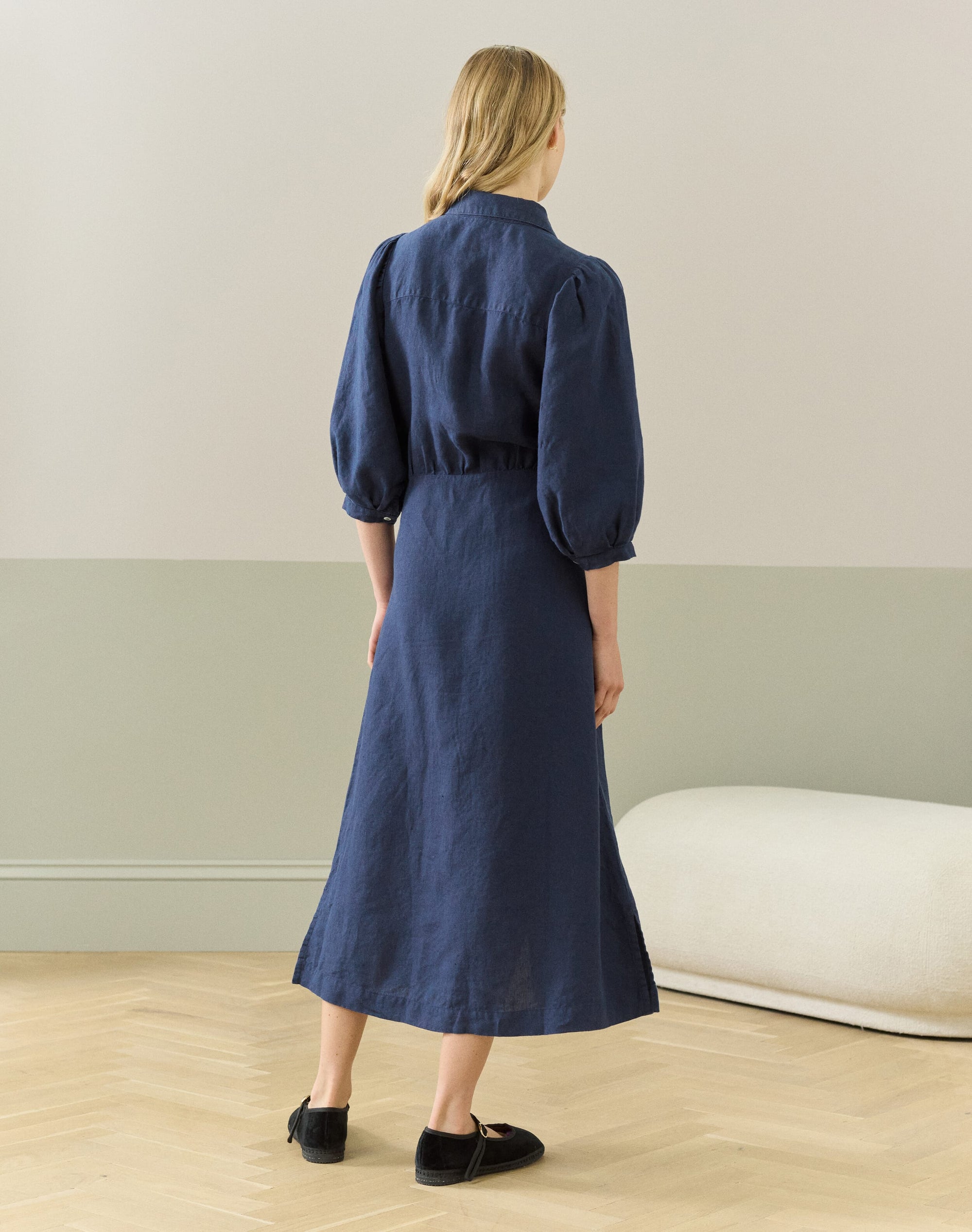 Linen Shirt Dress
