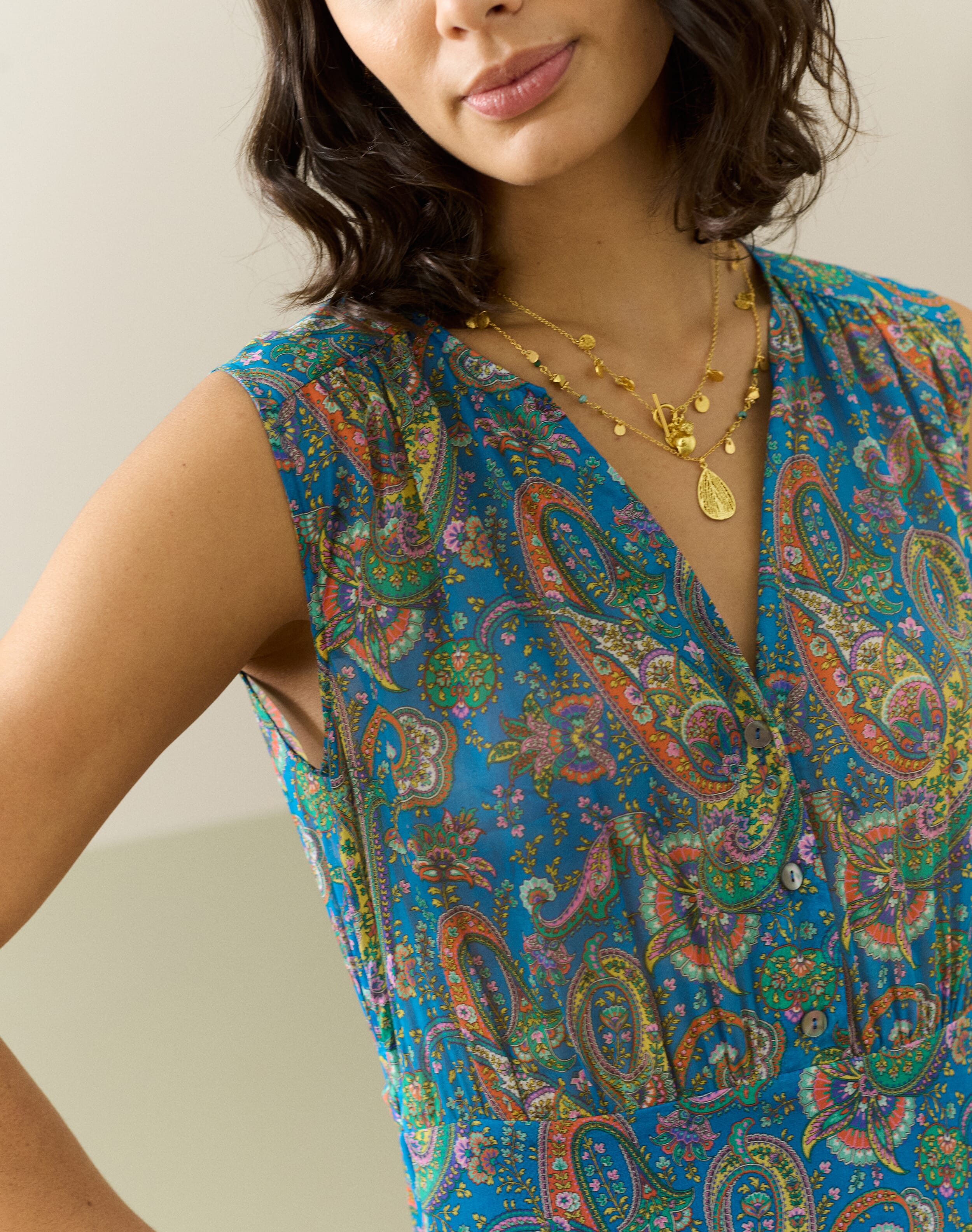Liberty Print Cotton Chiffon Dress