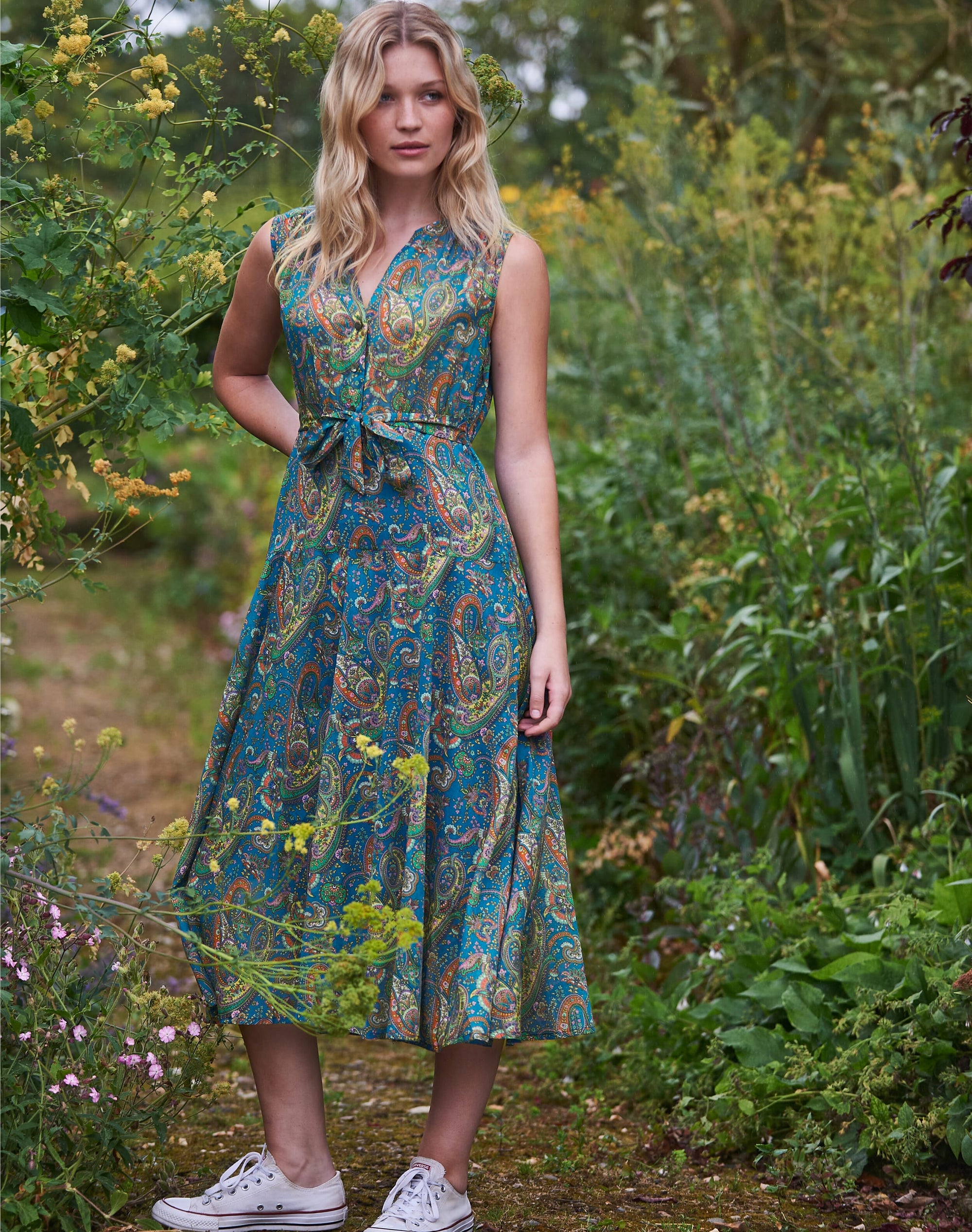 Liberty Print Cotton Chiffon Dress