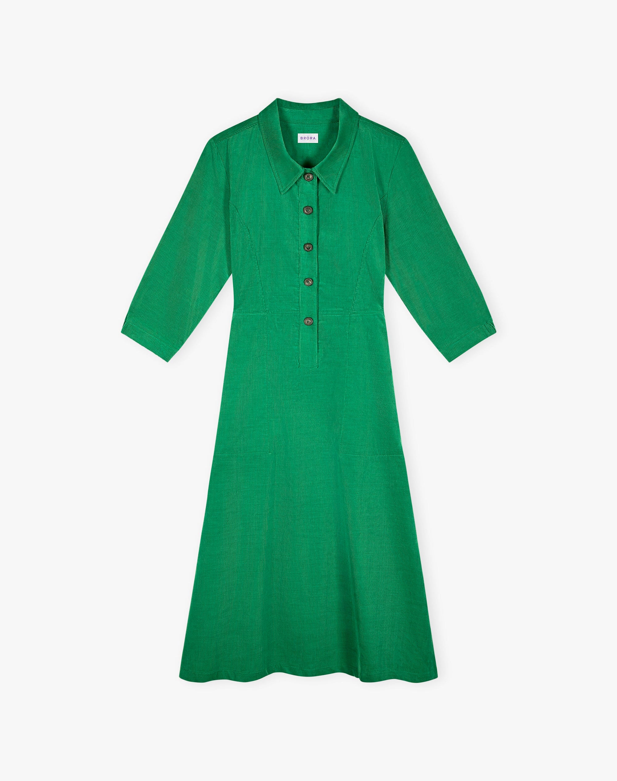 Needlecord Shirt Dress
