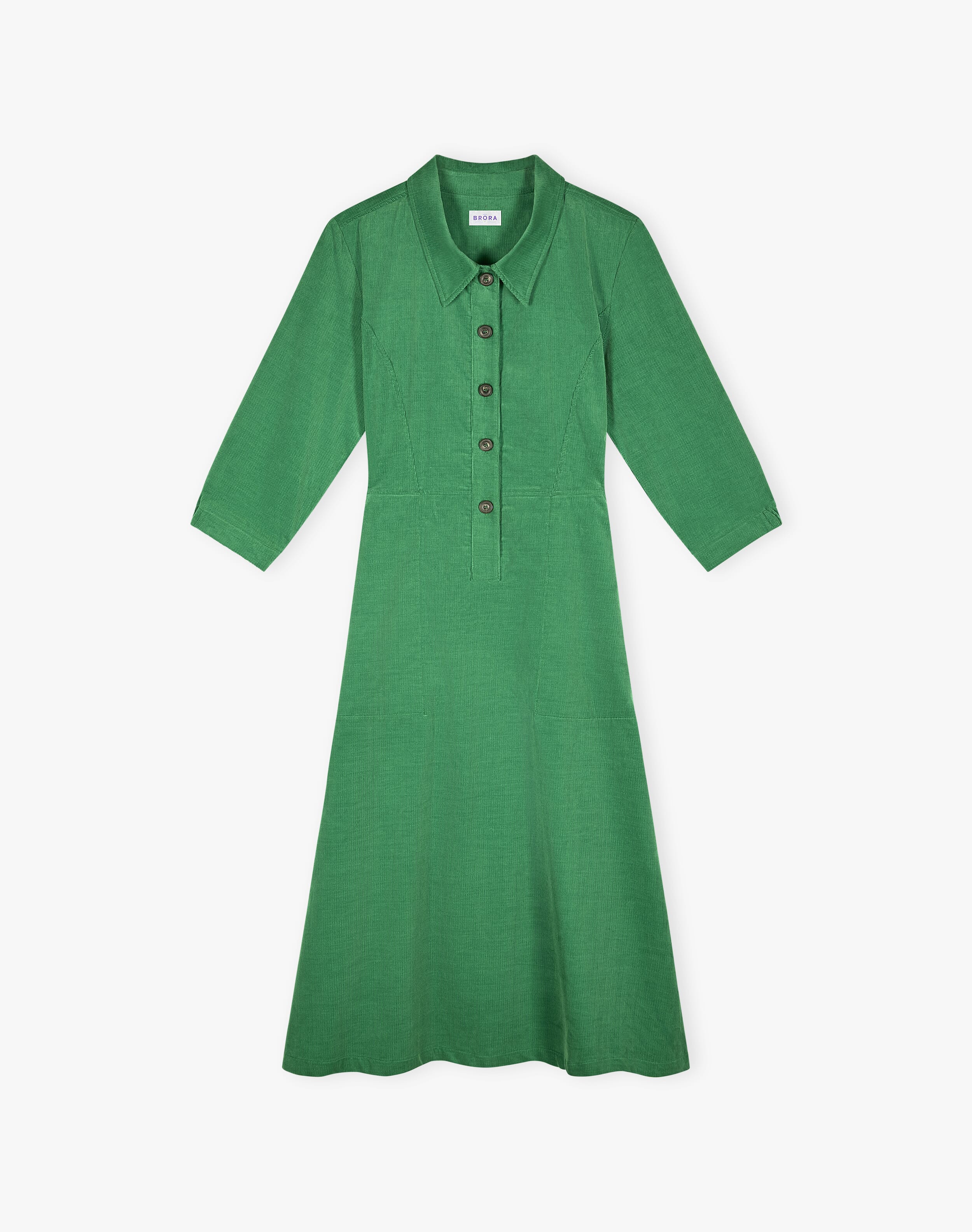 Needlecord Shirt Dress