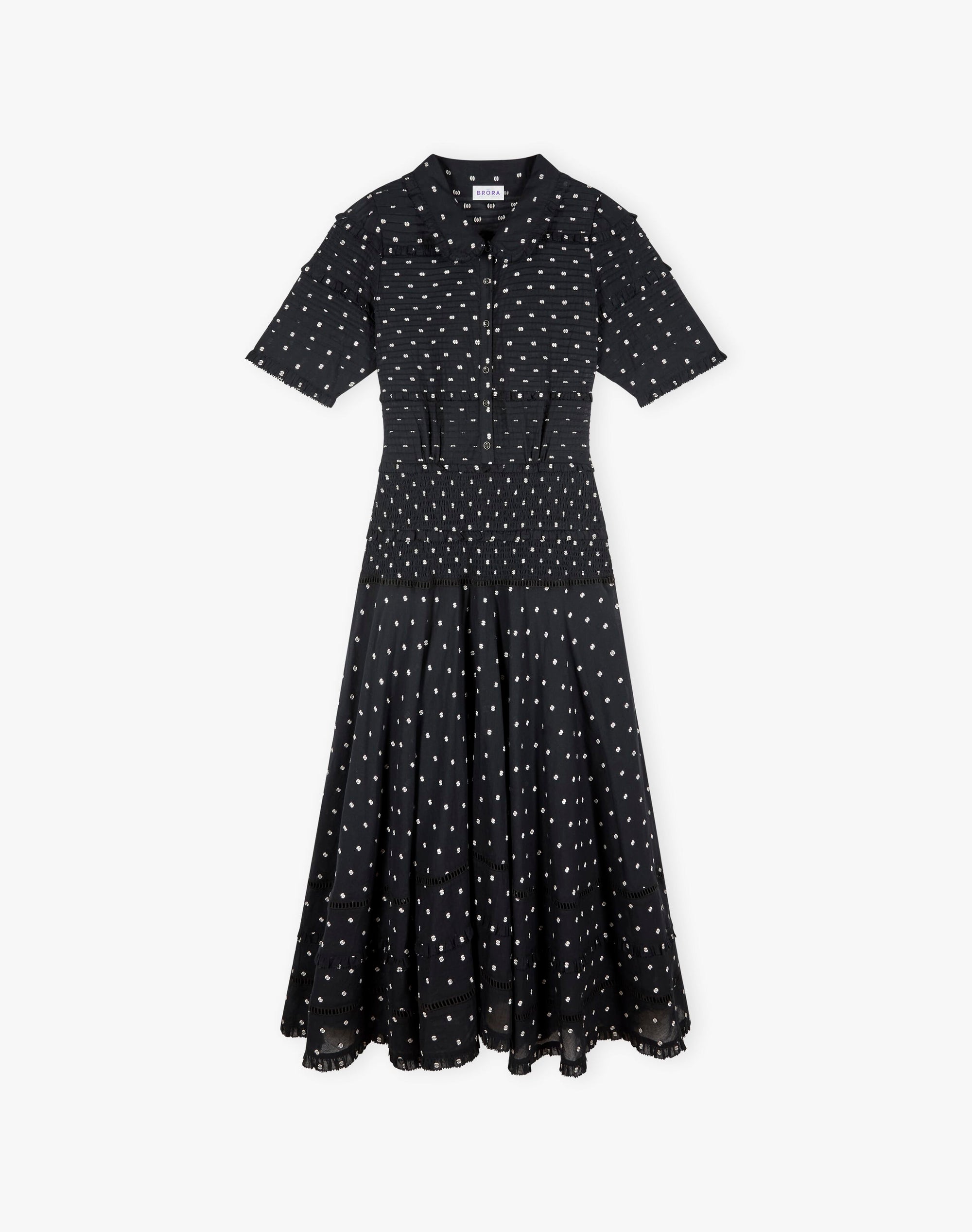 Cotton Dobby Shirt Dress