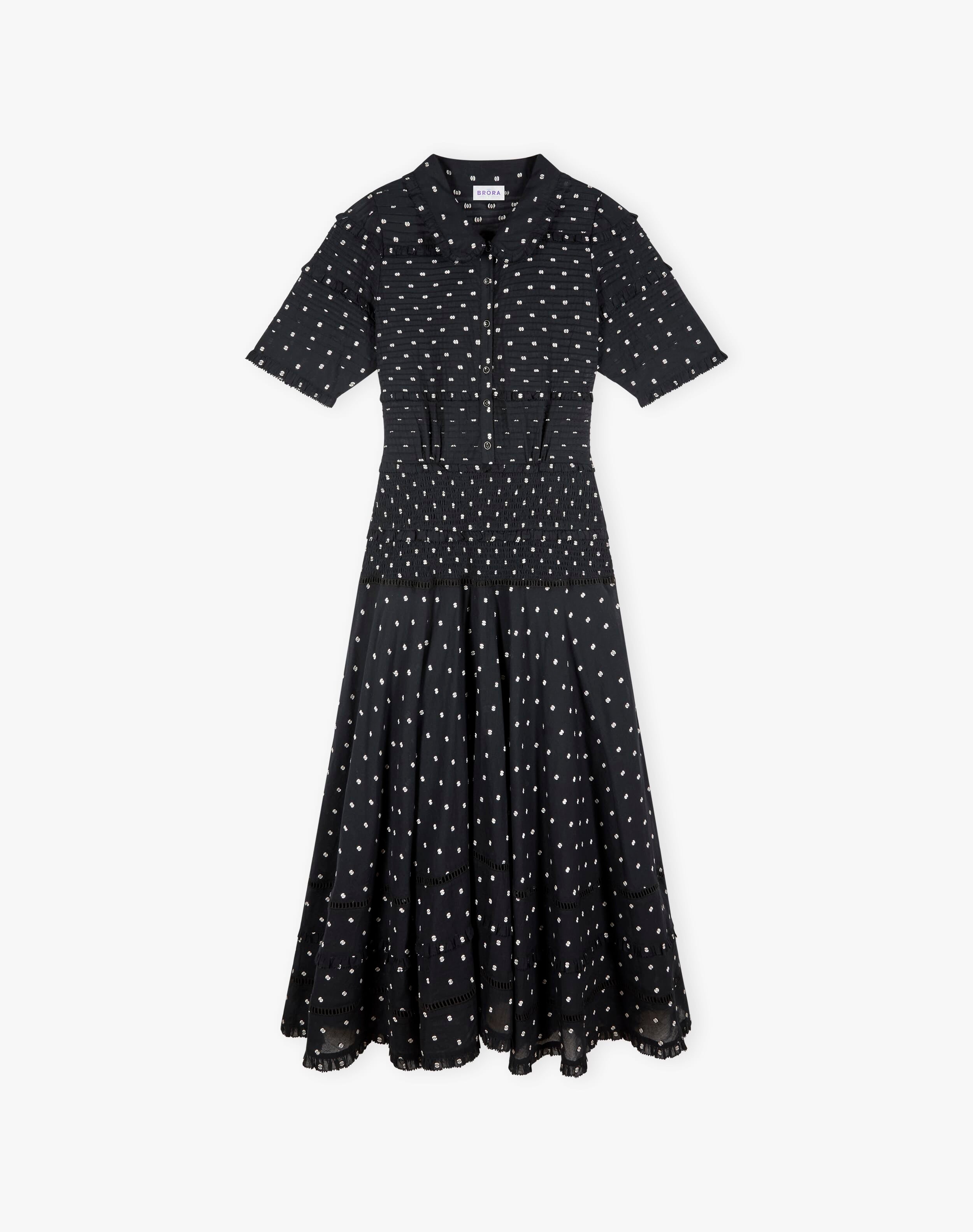 Cotton Dobby Shirt Dress