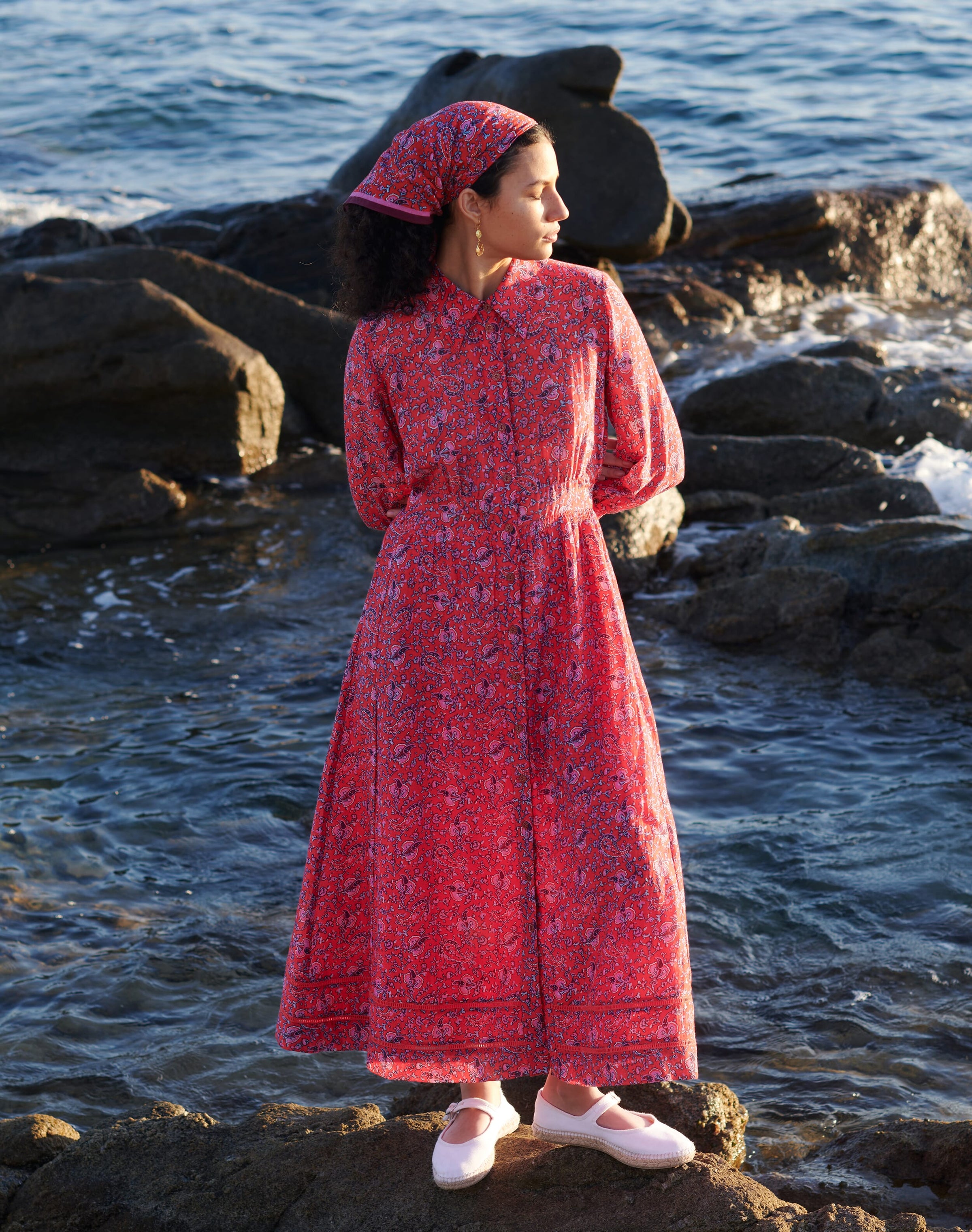 Silk Cotton Shirt Dress