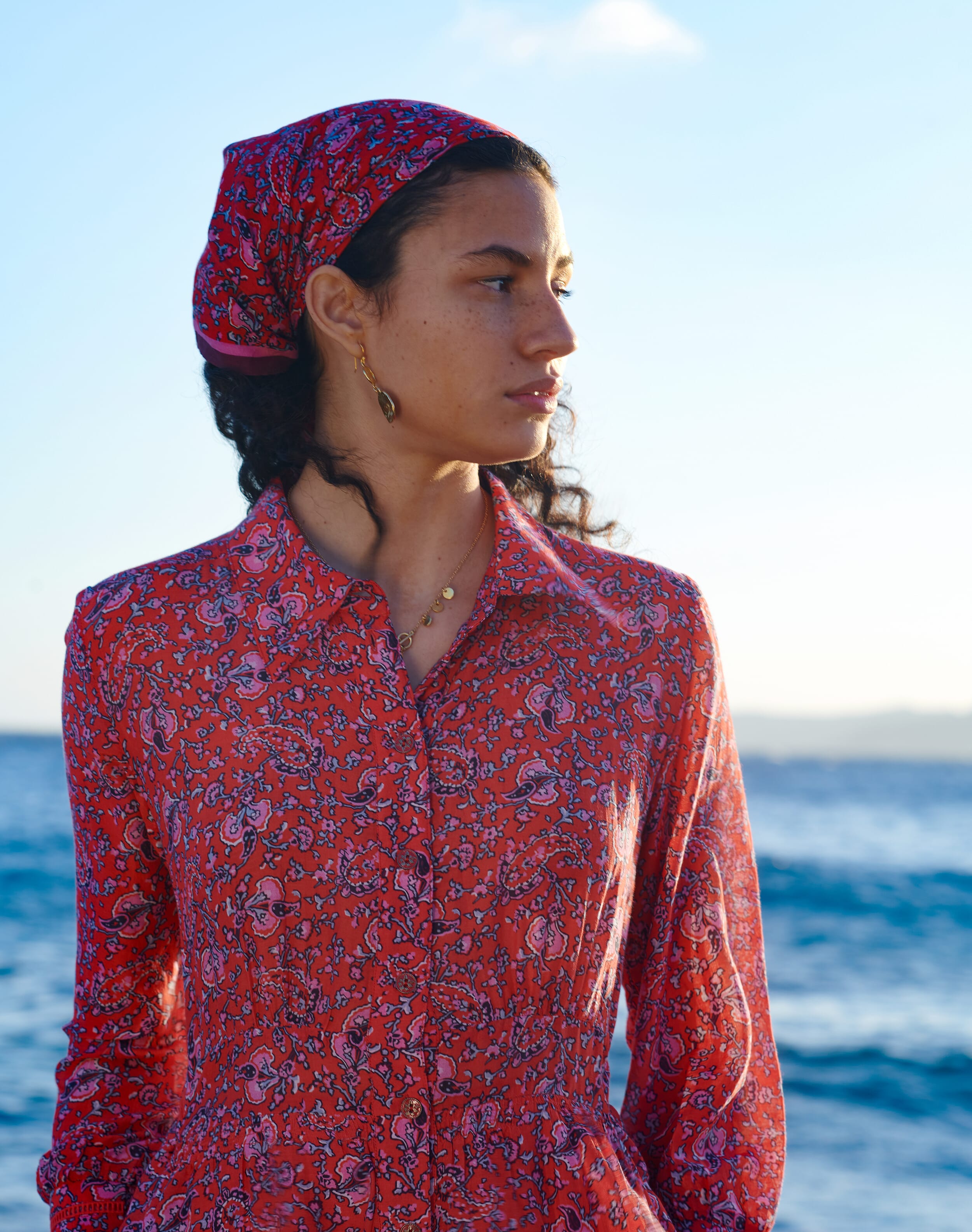 Silk Cotton Shirt Dress
