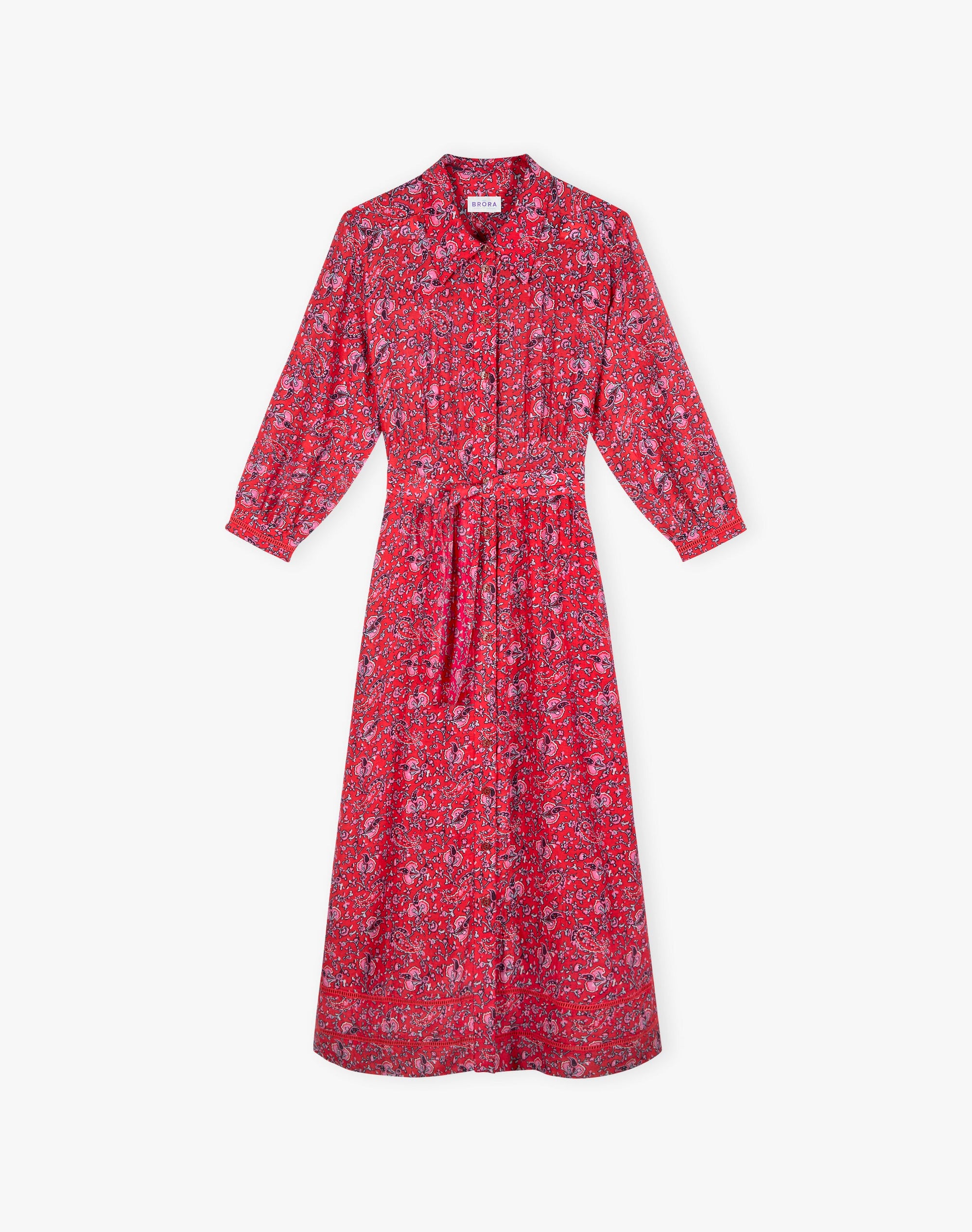 Silk Cotton Shirt Dress