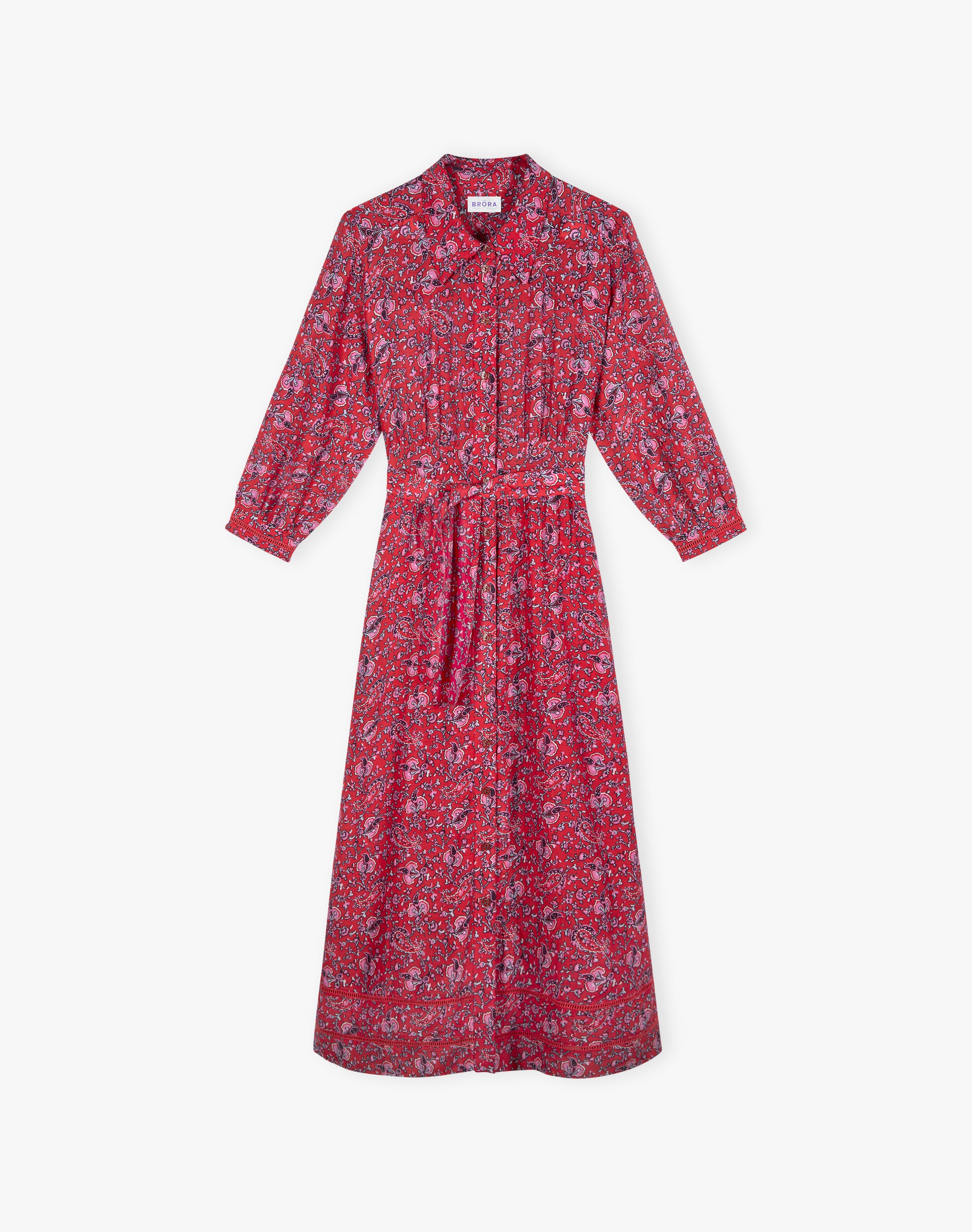 Silk Cotton Shirt Dress