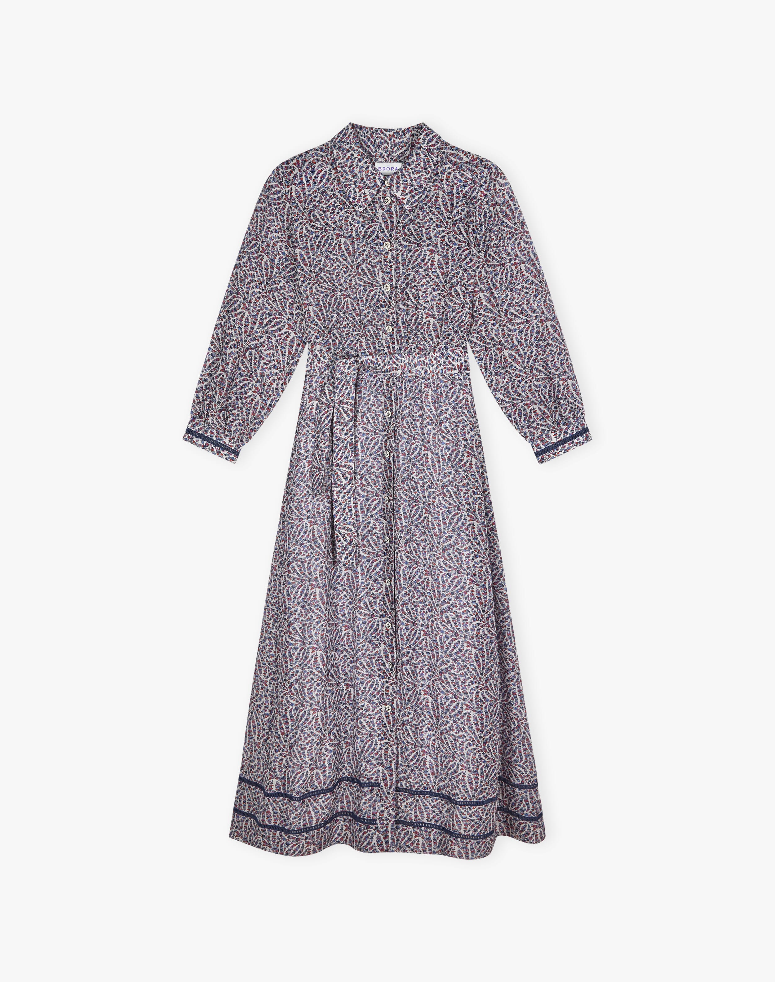 Silk Cotton Shirt Dress