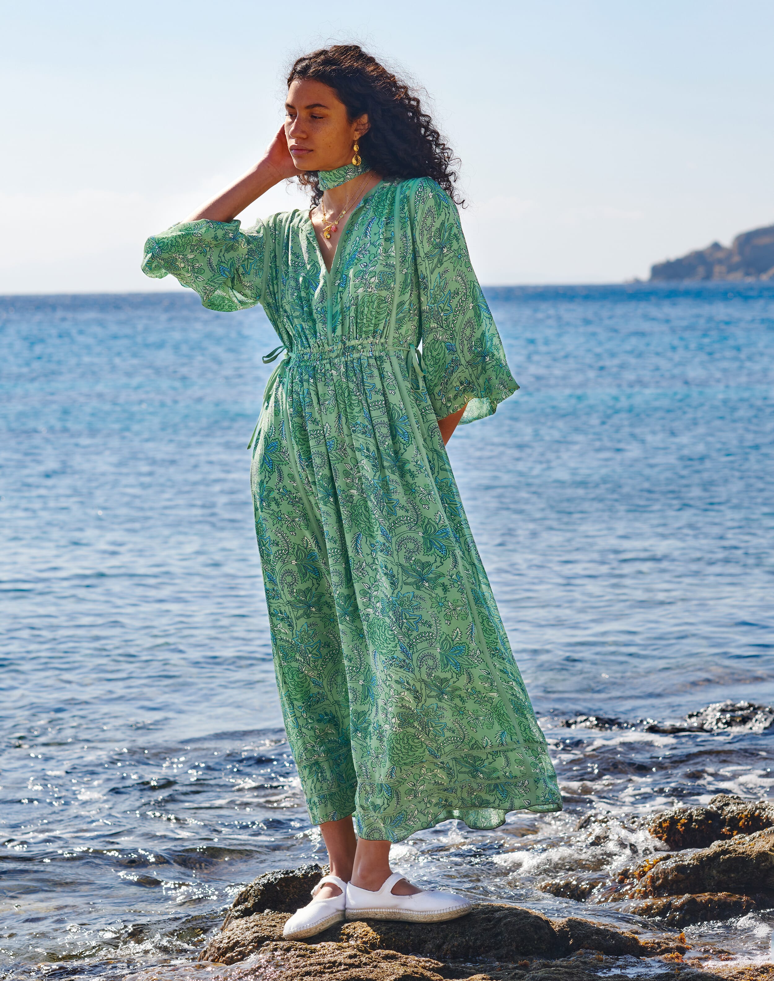 Silk Empire Line Dress