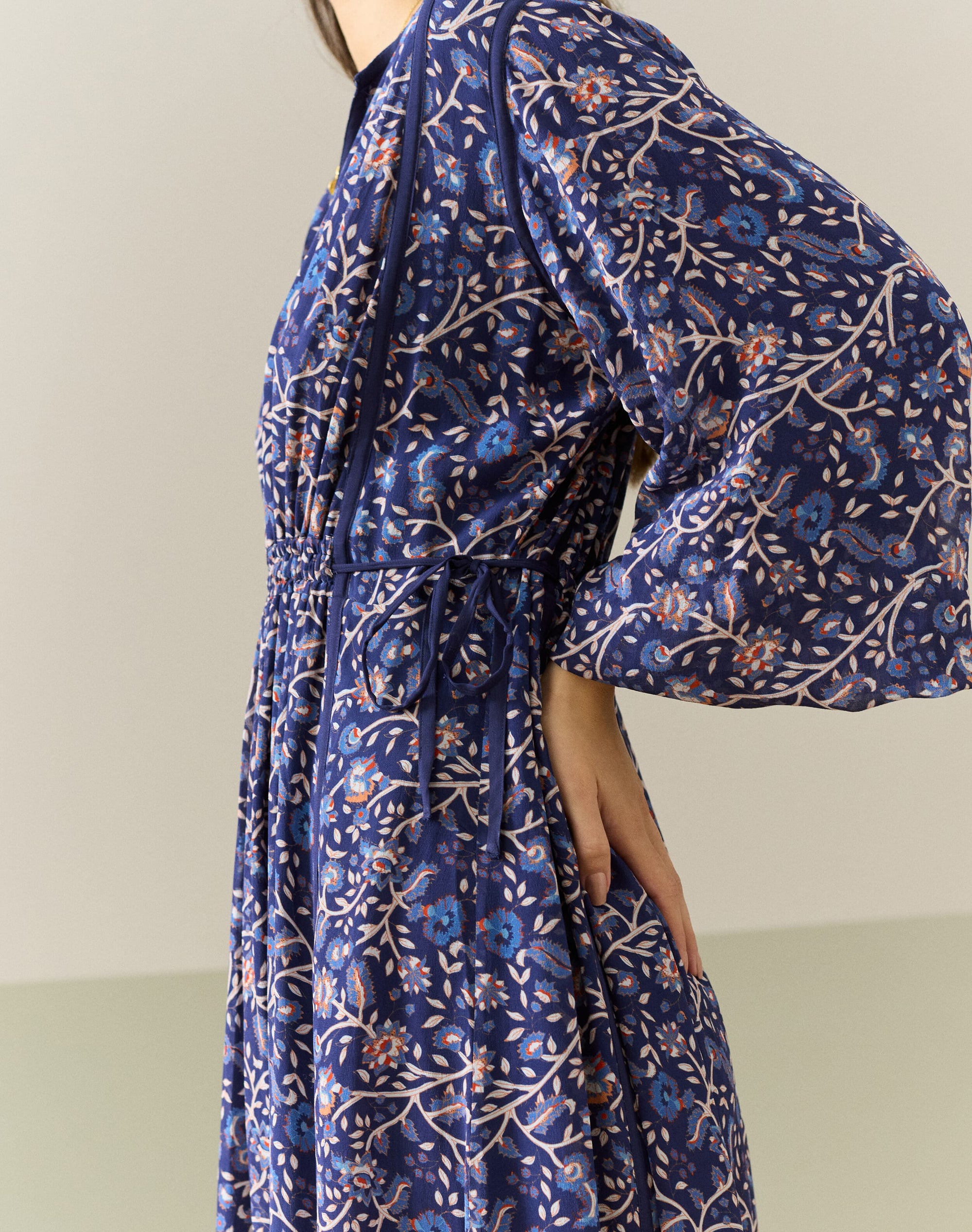 Silk Empire Line Dress