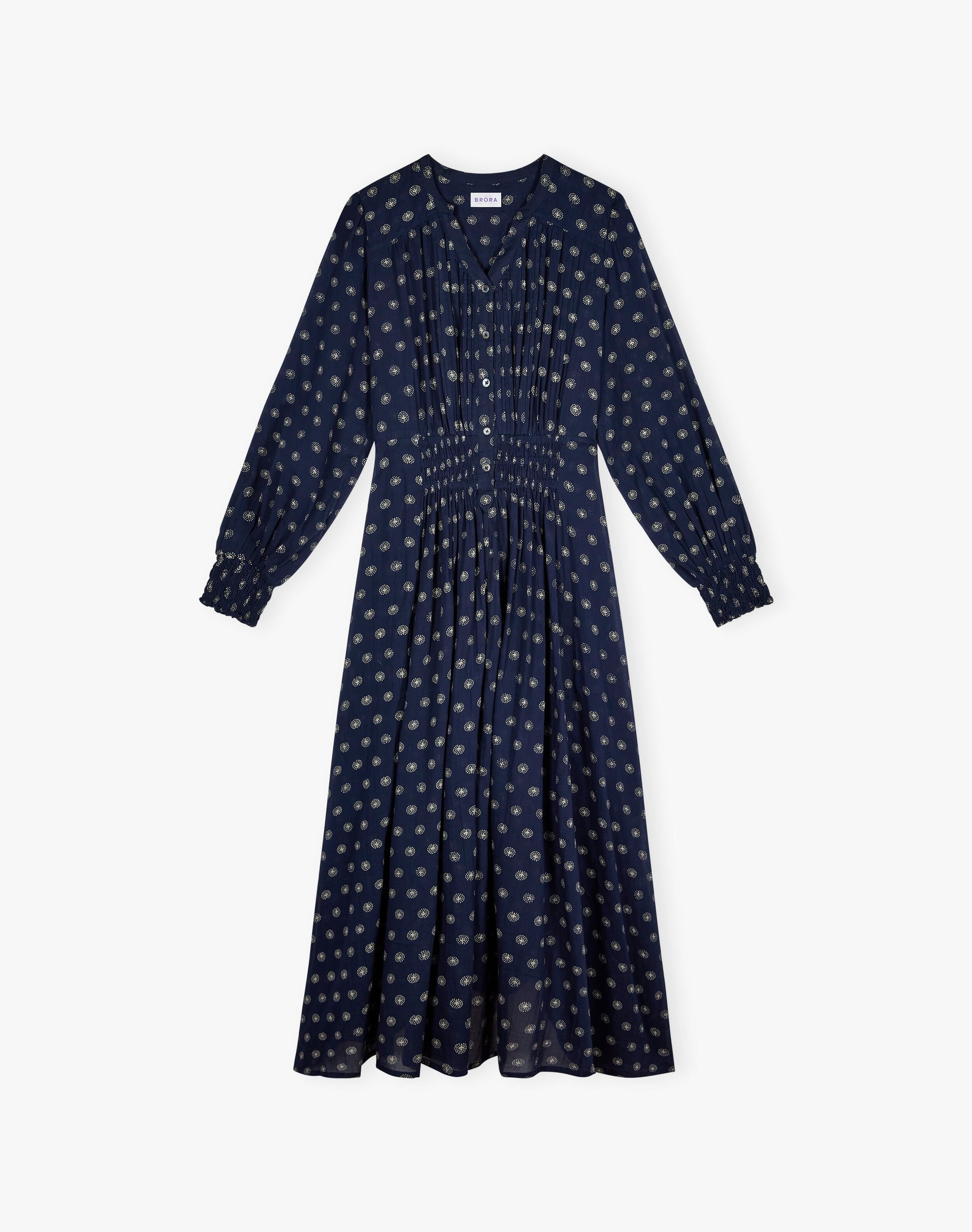 Organic Cotton Pintuck Dress