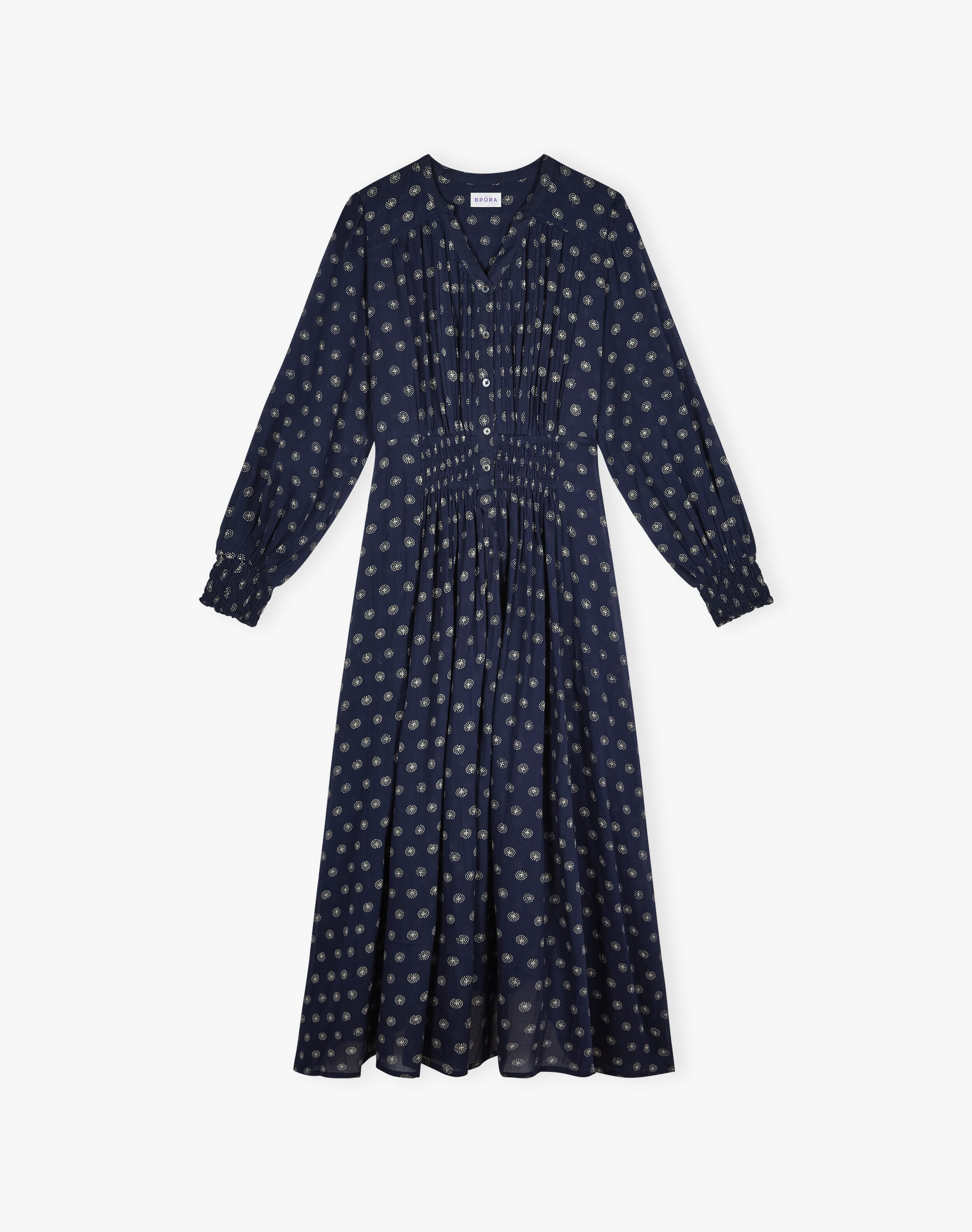 Organic Cotton Pintuck Dress