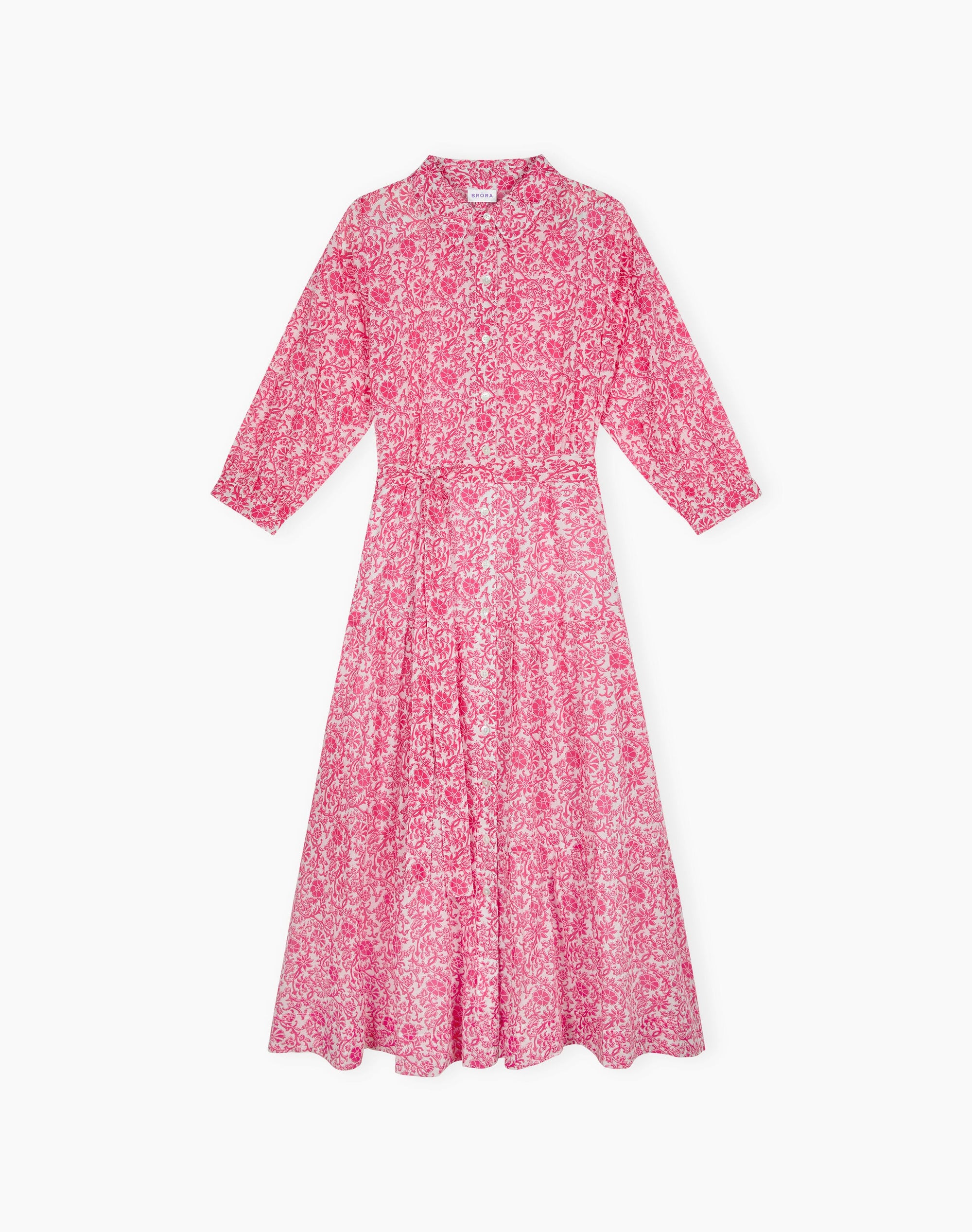 Organic Cotton Voile Shirt Dress