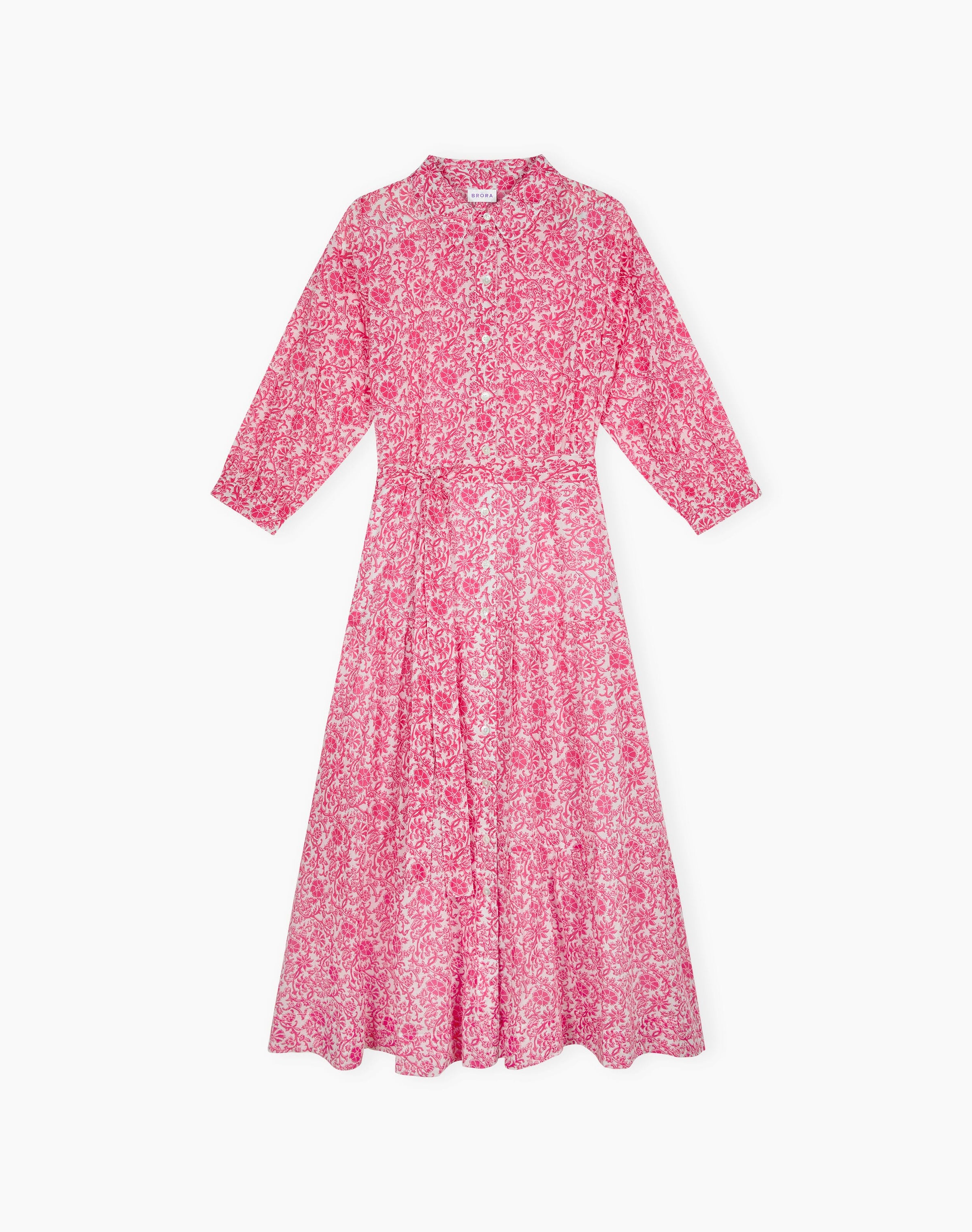 Organic Cotton Voile Shirt Dress