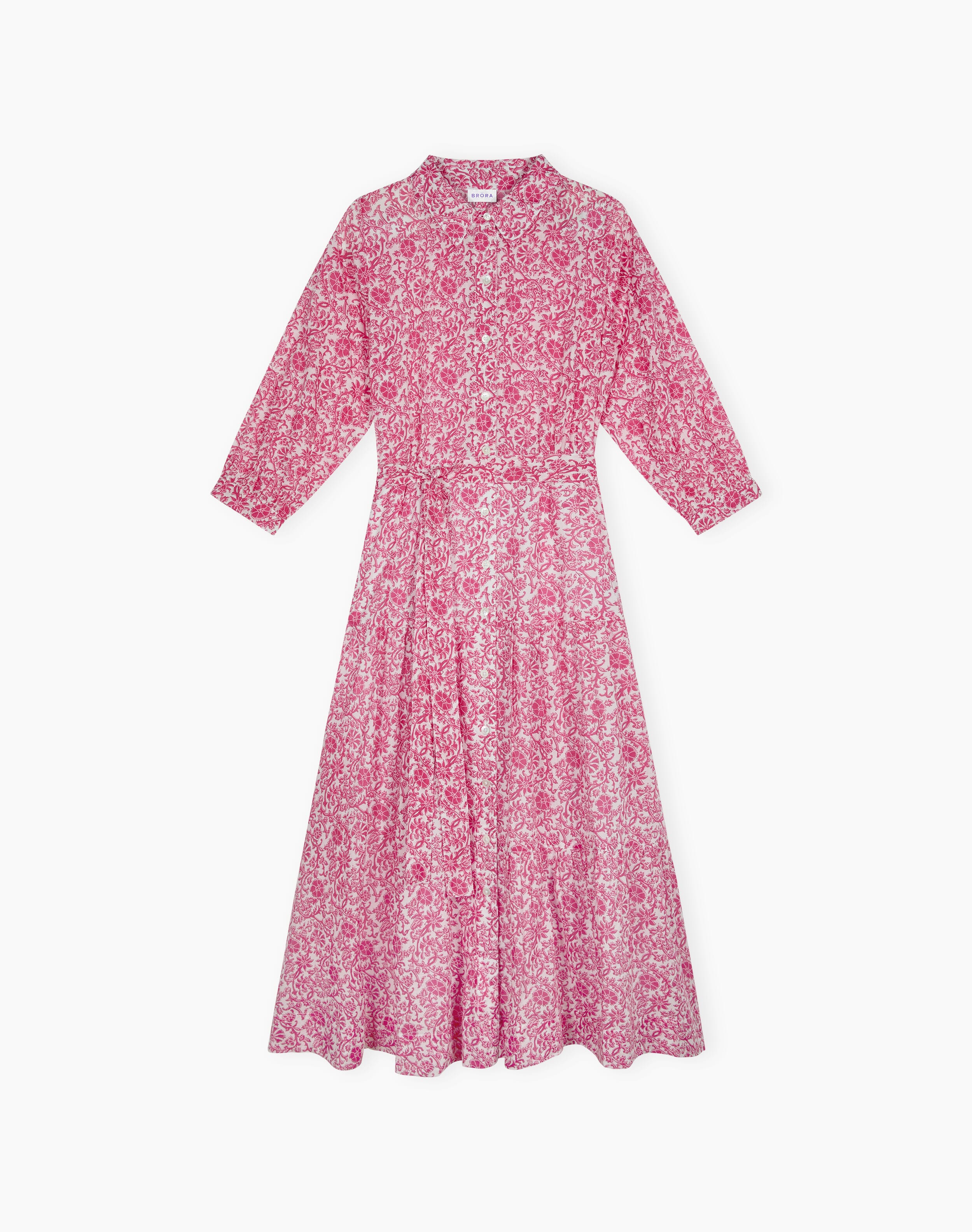 Organic Cotton Voile Shirt Dress