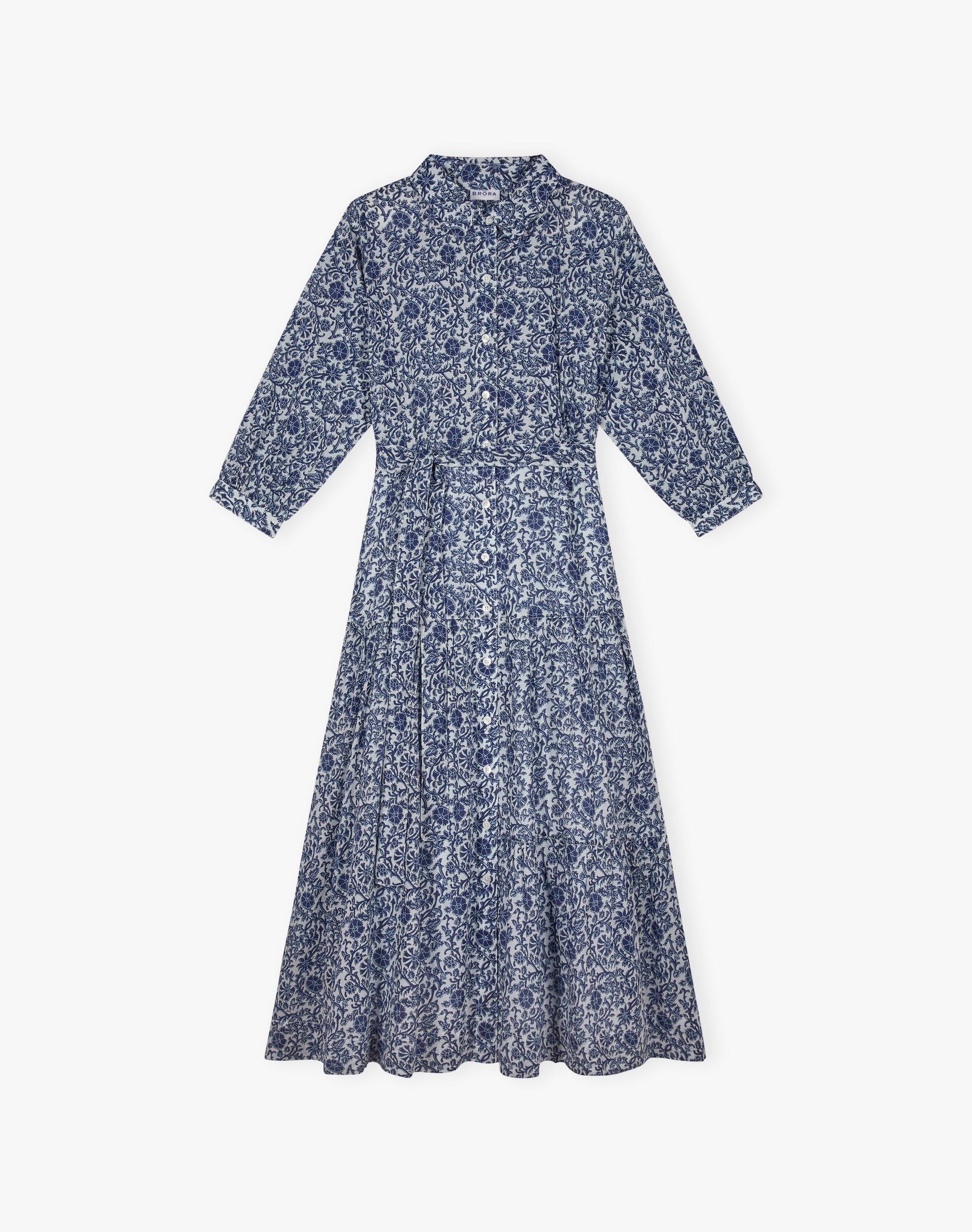 Organic Cotton Voile Shirt Dress