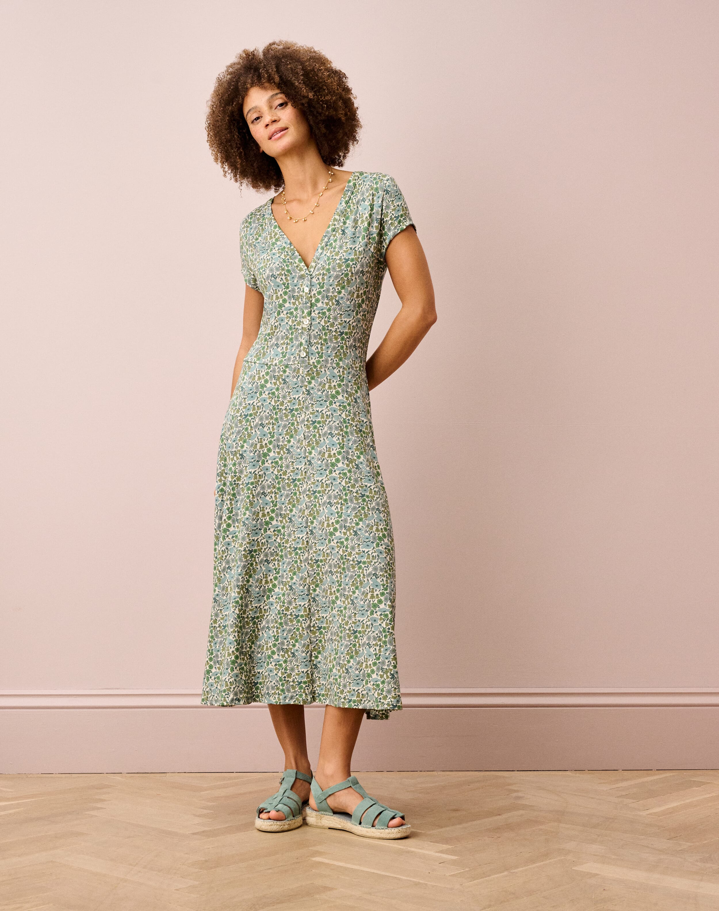 Liberty Print Jersey Dress
