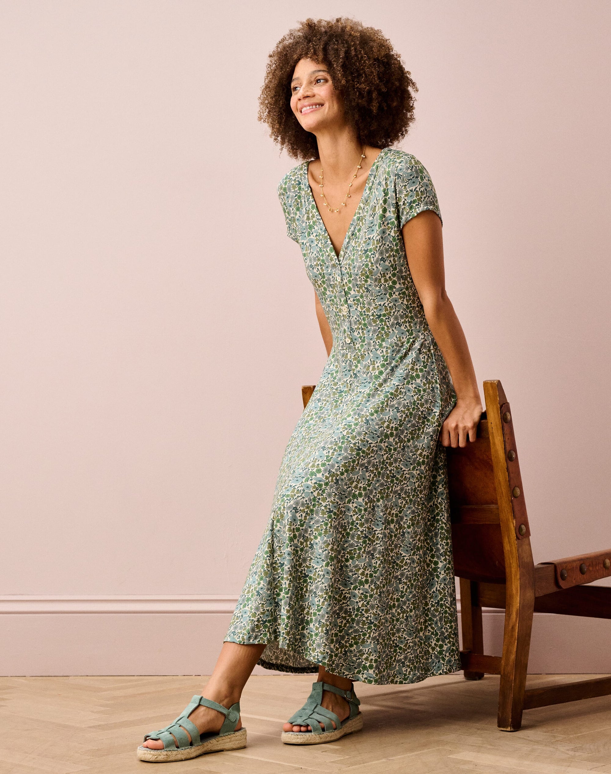 Liberty Print Jersey Dress