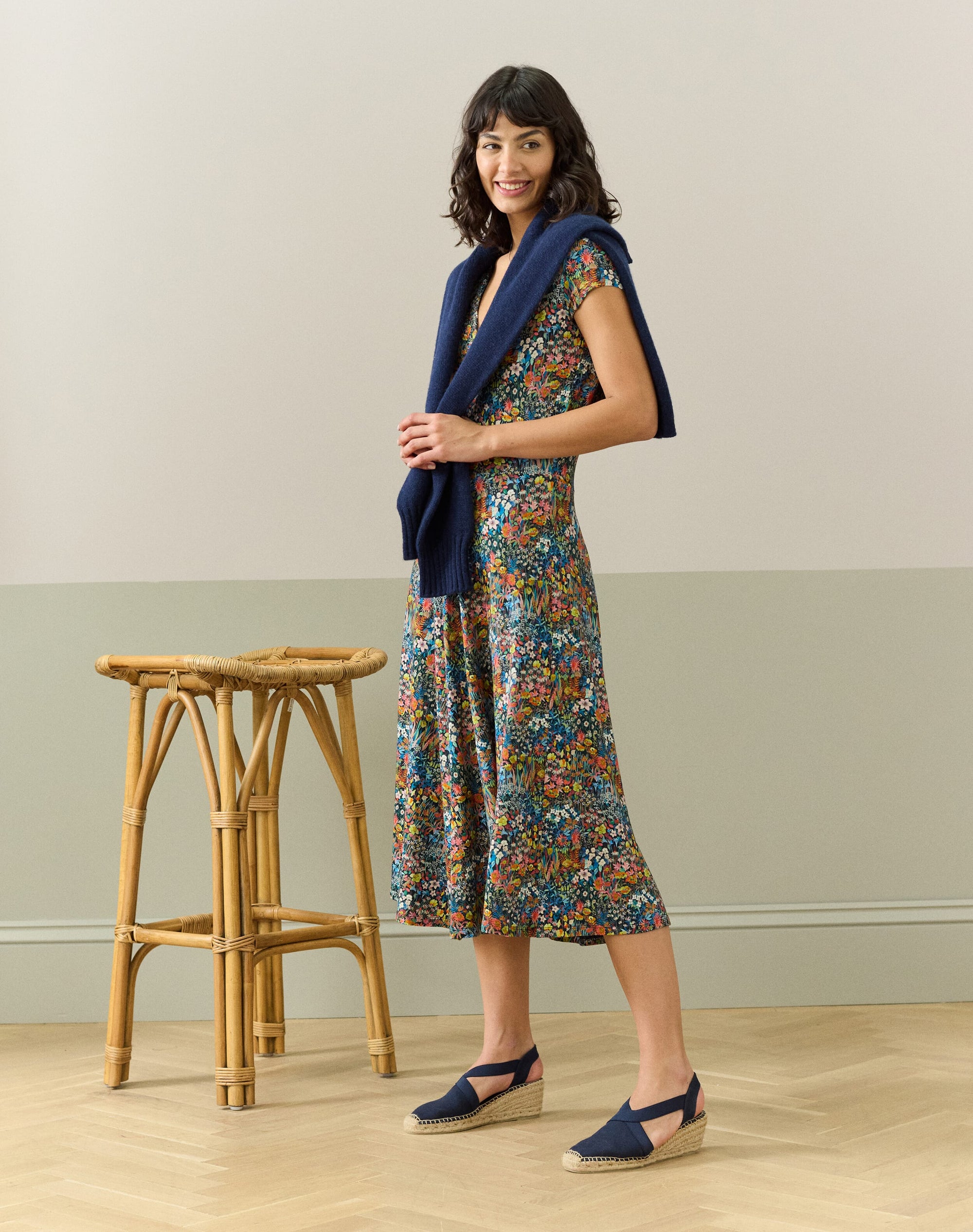 Liberty Print Jersey Dress
