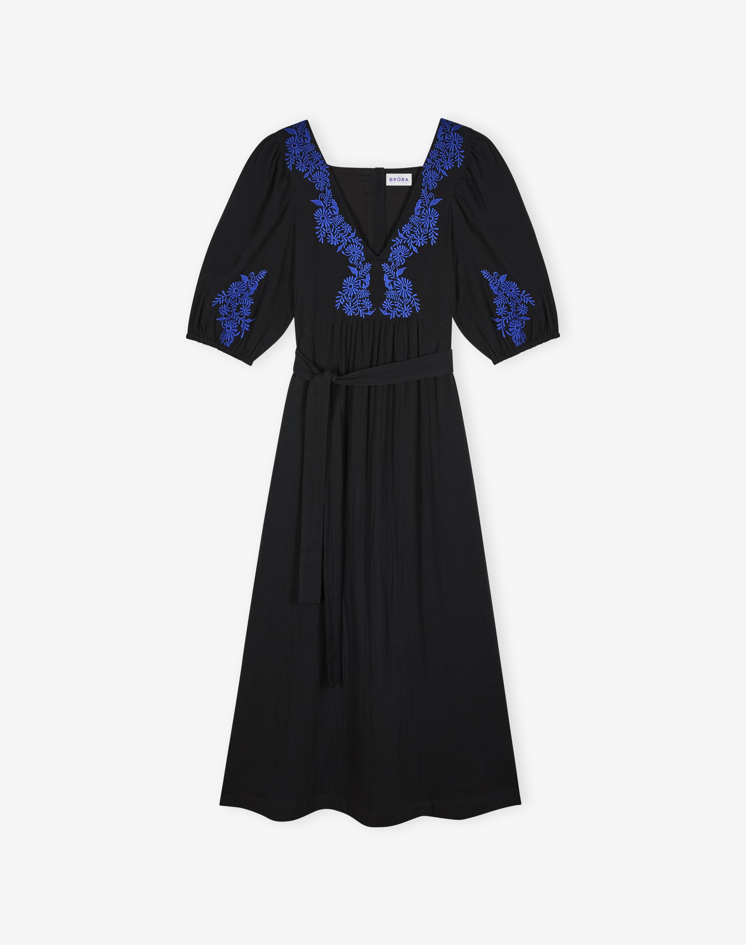 Cheesecloth Embroidered Dress