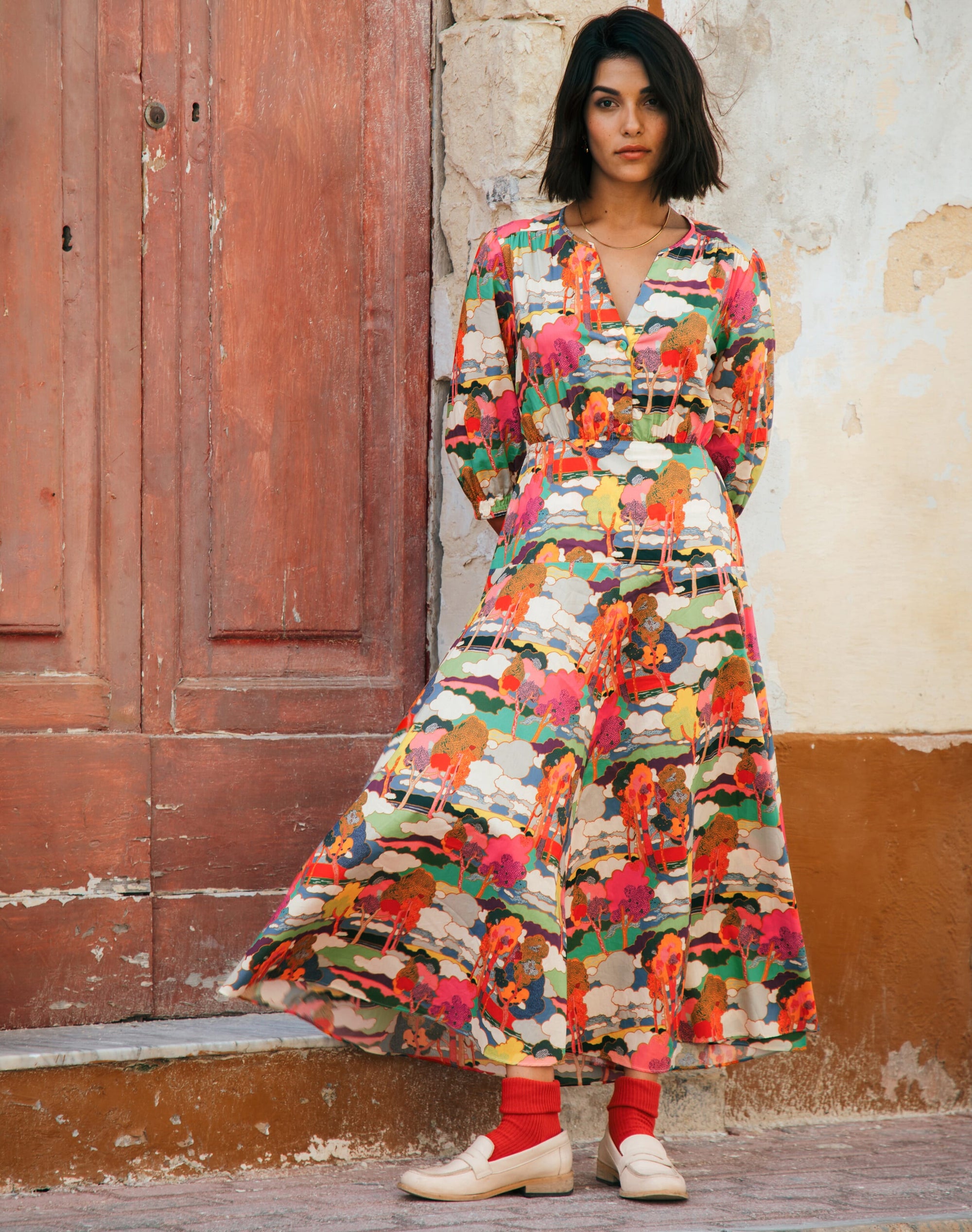 Liberty Print Organic Cotton Dress