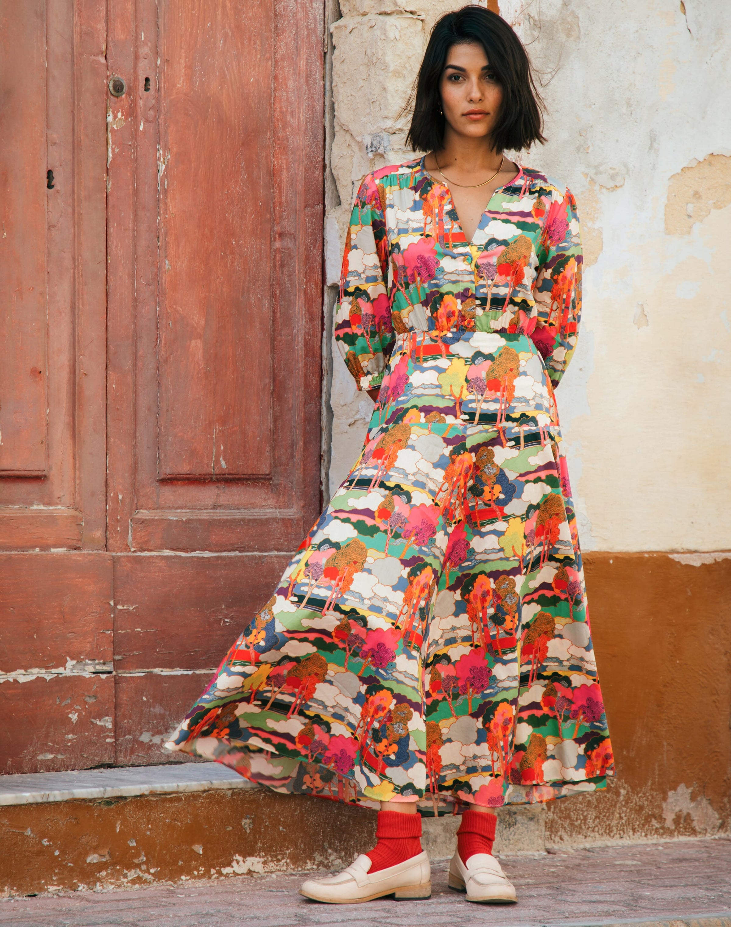 Liberty Print Organic Cotton Dress