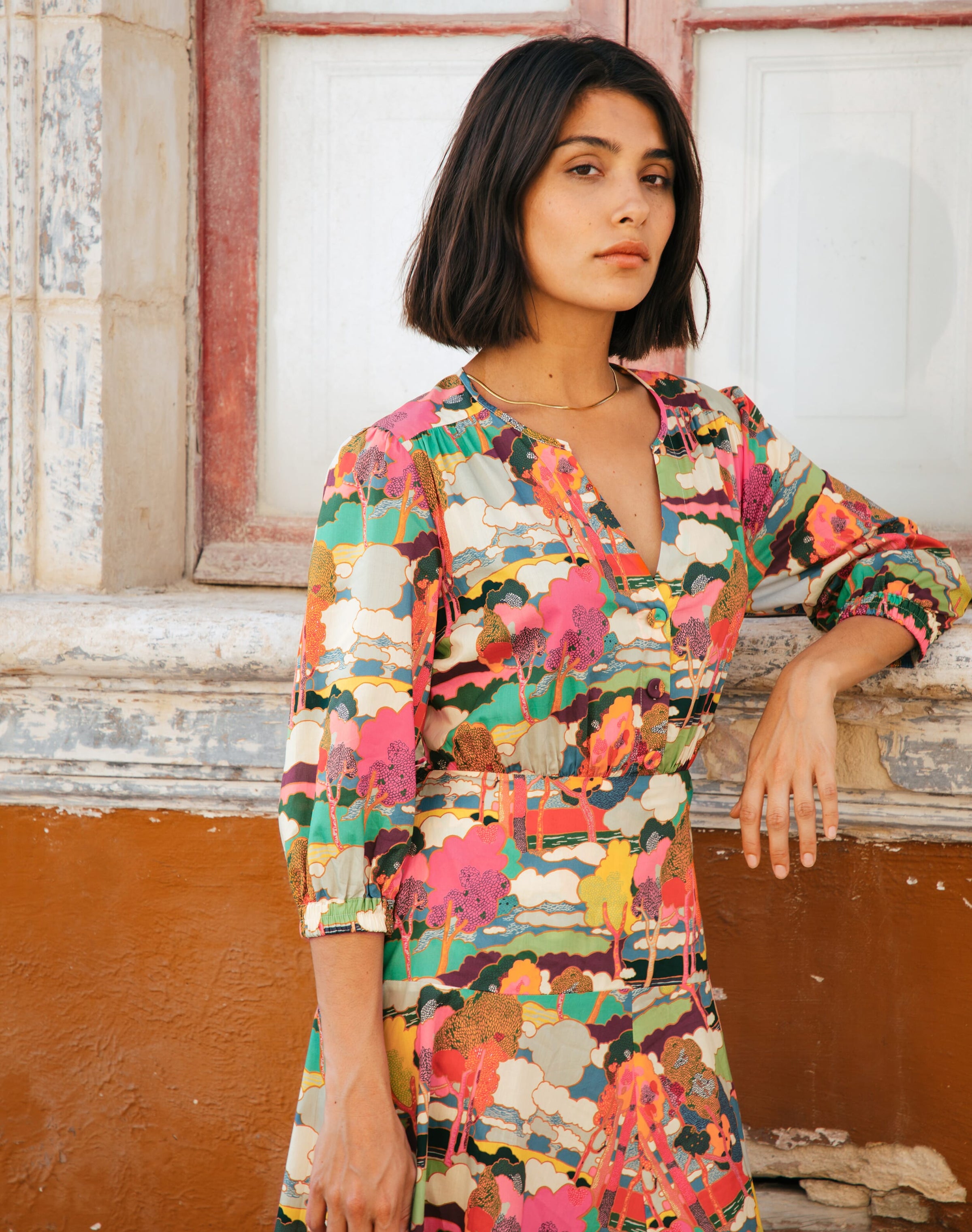 Liberty Print Organic Cotton Dress