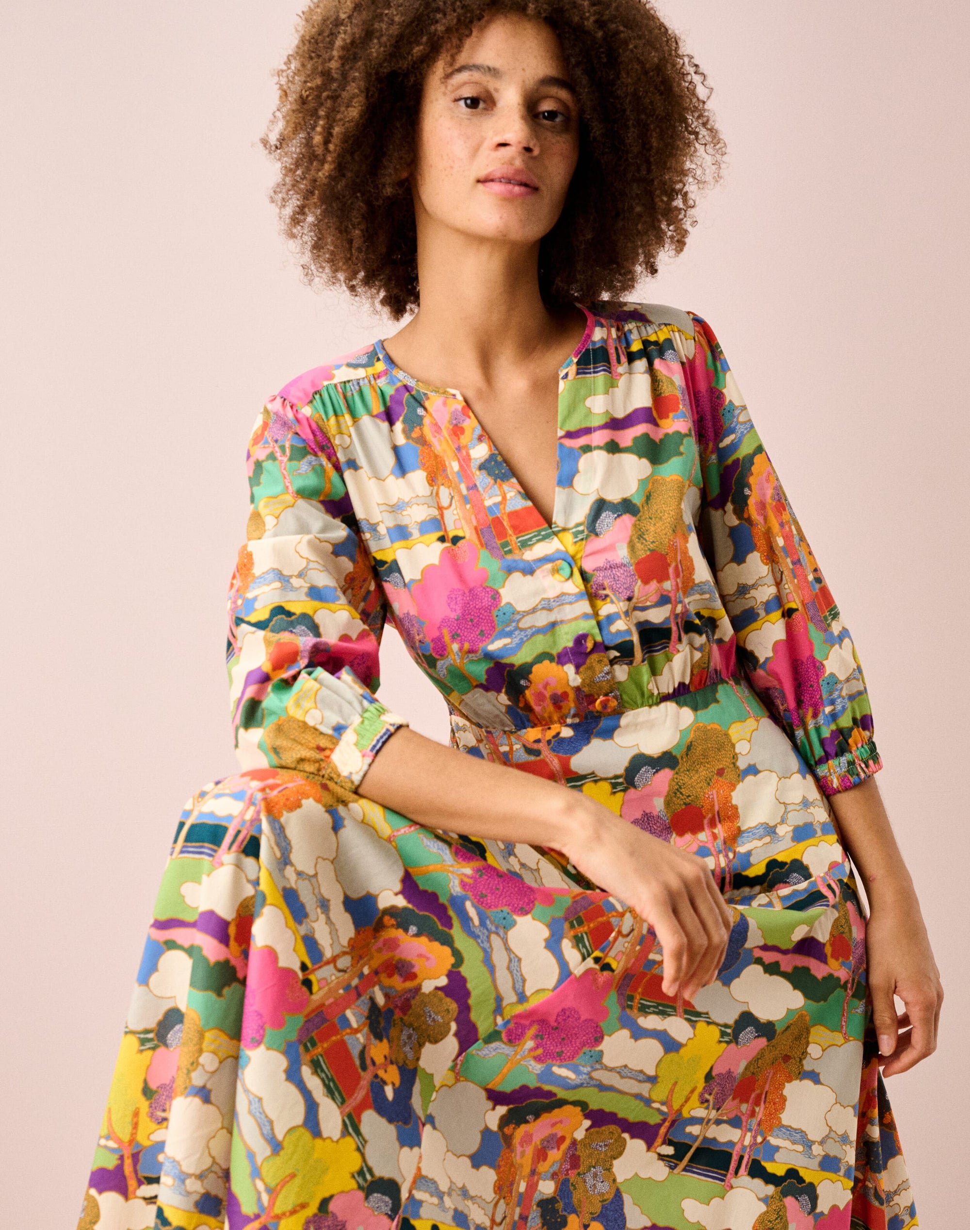 Liberty Print Organic Cotton Dress