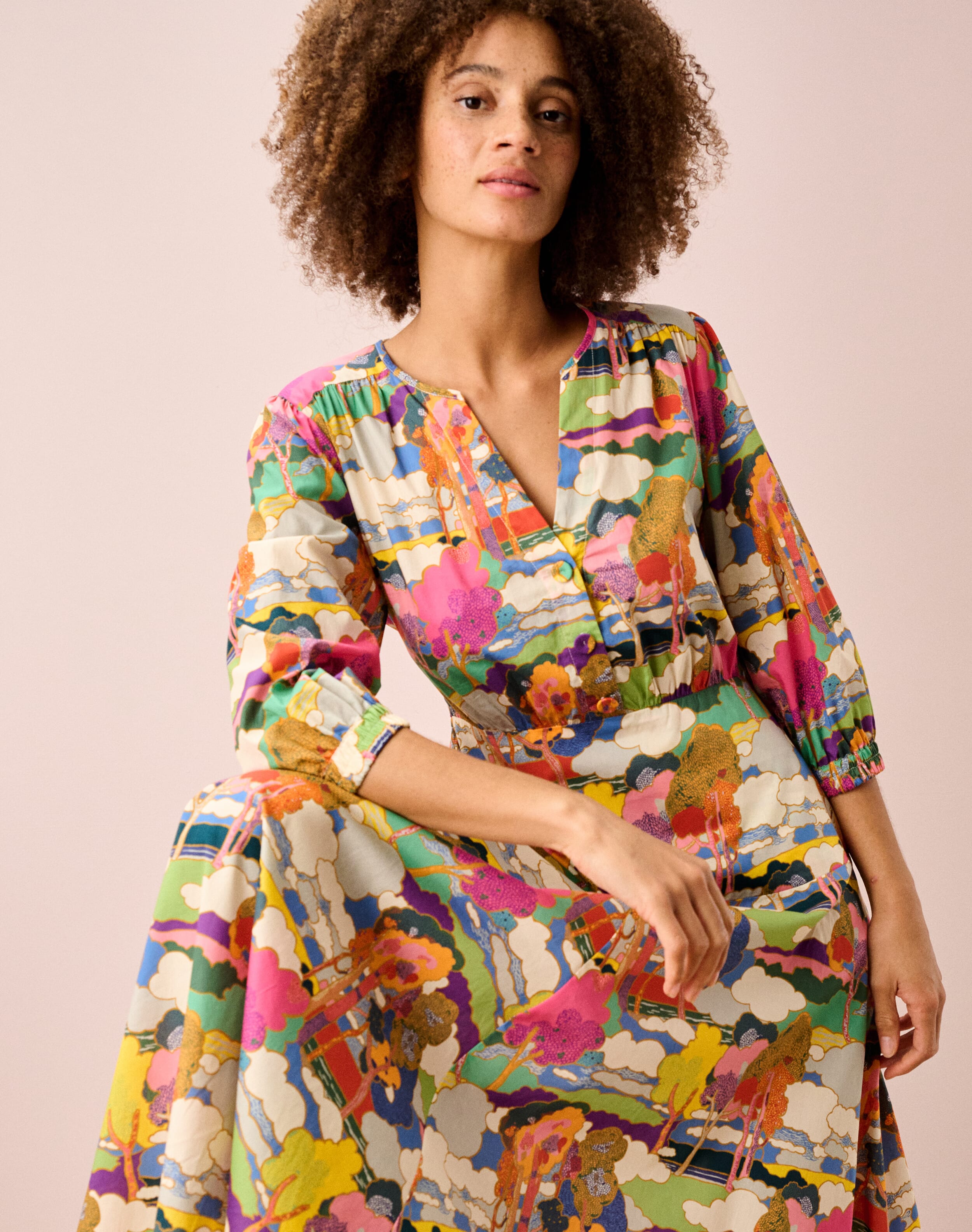 Liberty Print Organic Cotton Dress