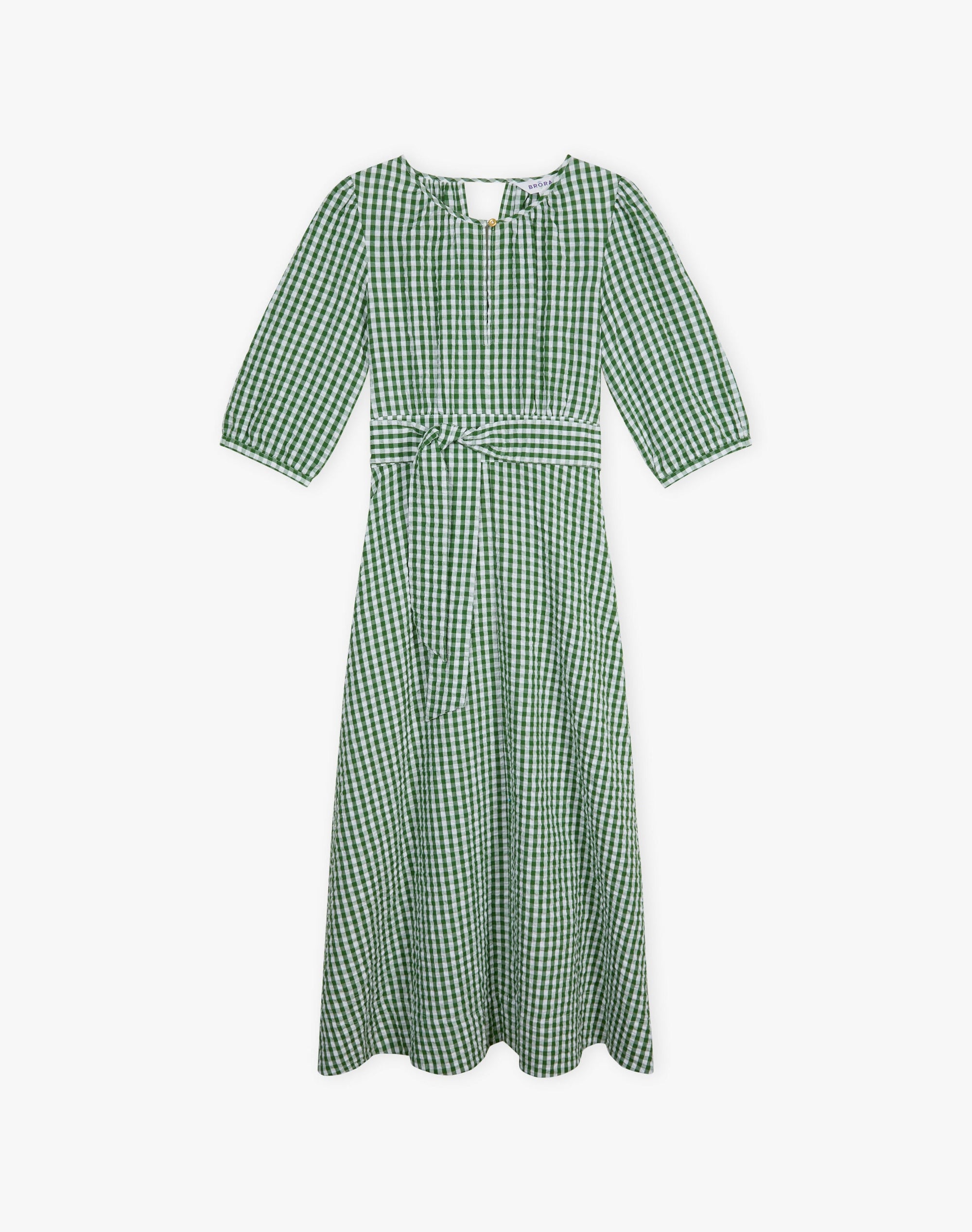 Cotton Gingham Dress